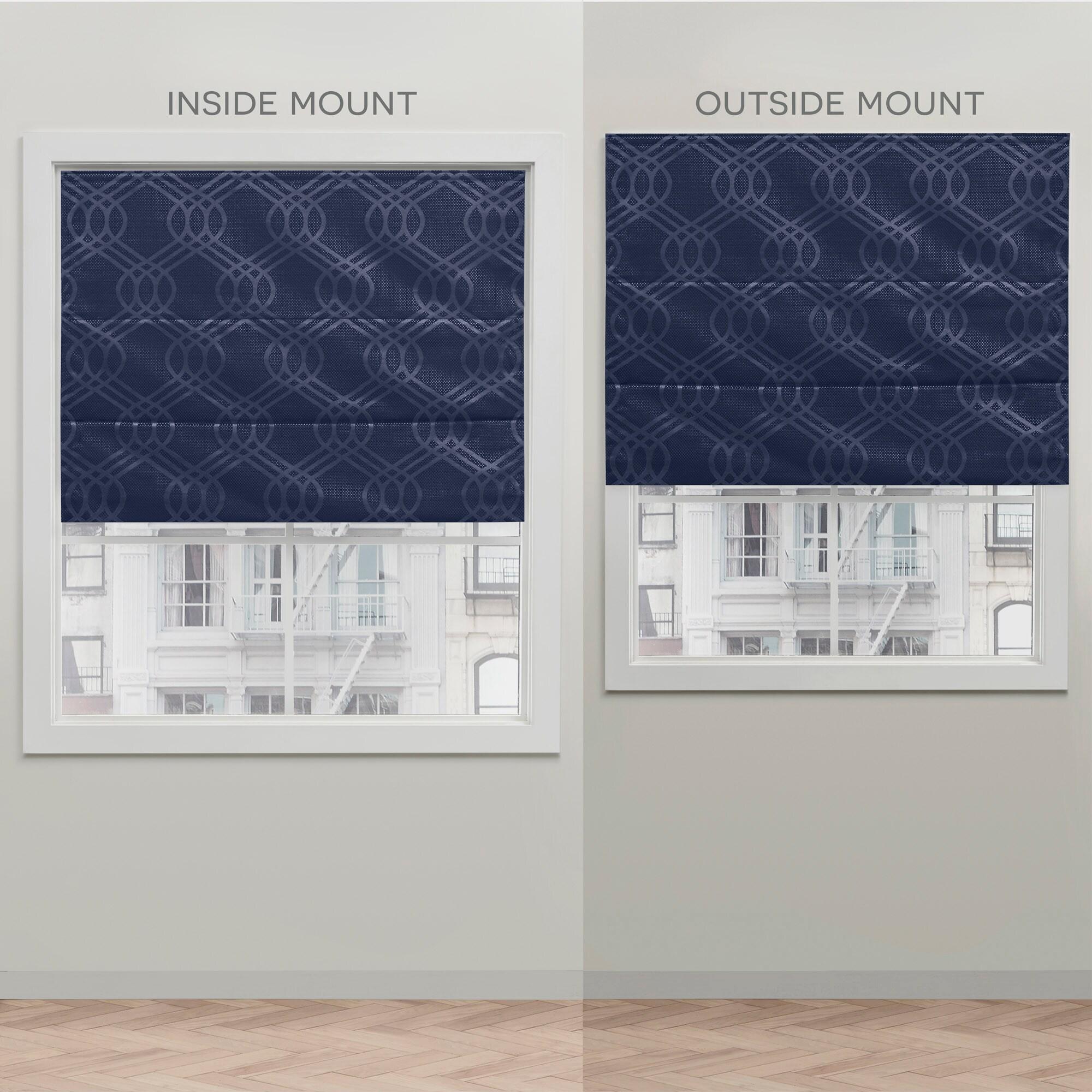 Amalgamated Textiles Exclusive Home Prague Trellis 100% Blackout Roman Shade