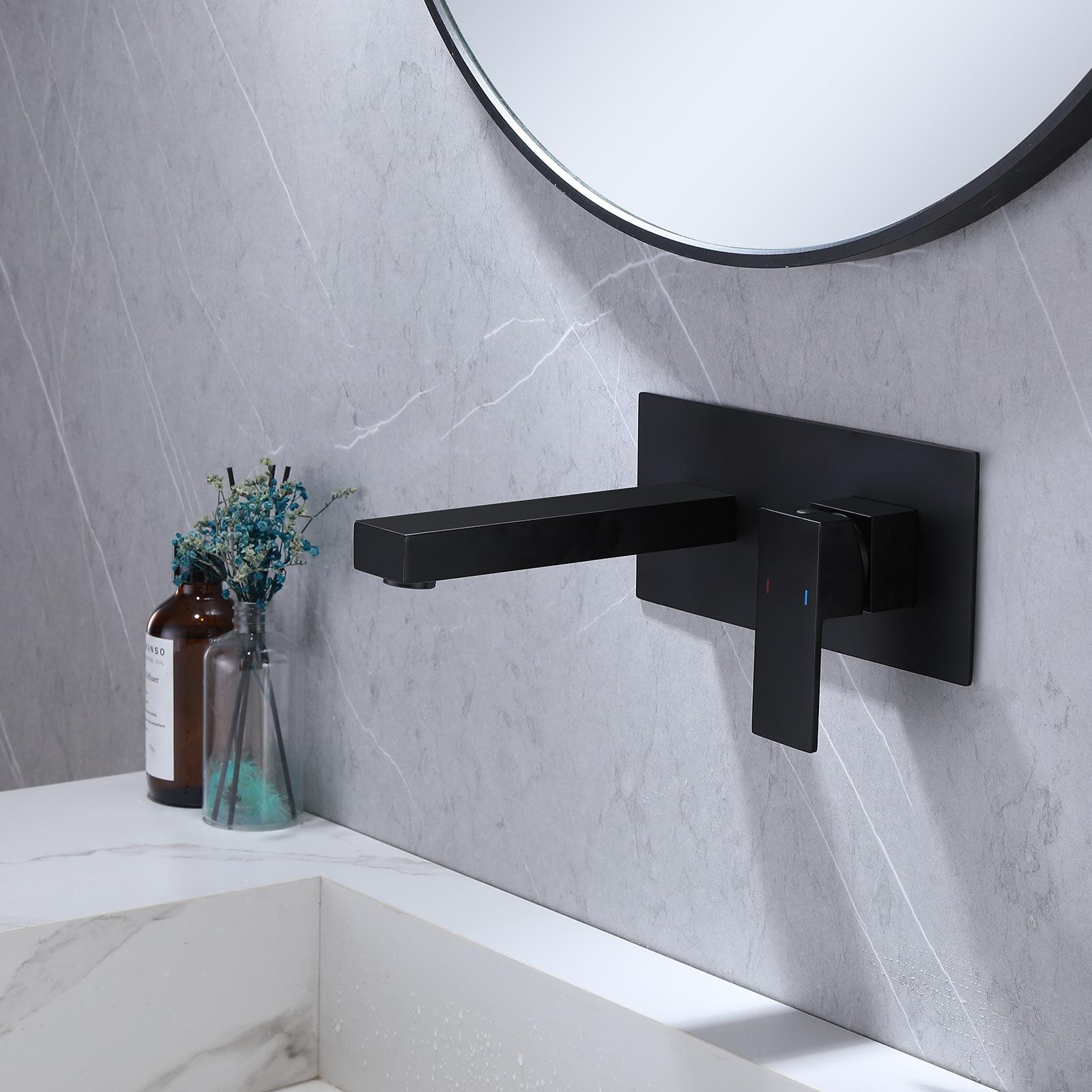 Wall Mounted Optional Single-handle Bathroom Faucet