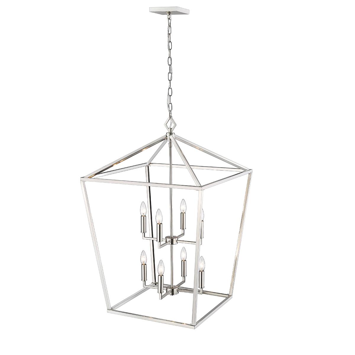 Millennium Lighting 8 - Light Pendant in  Satin Nickel