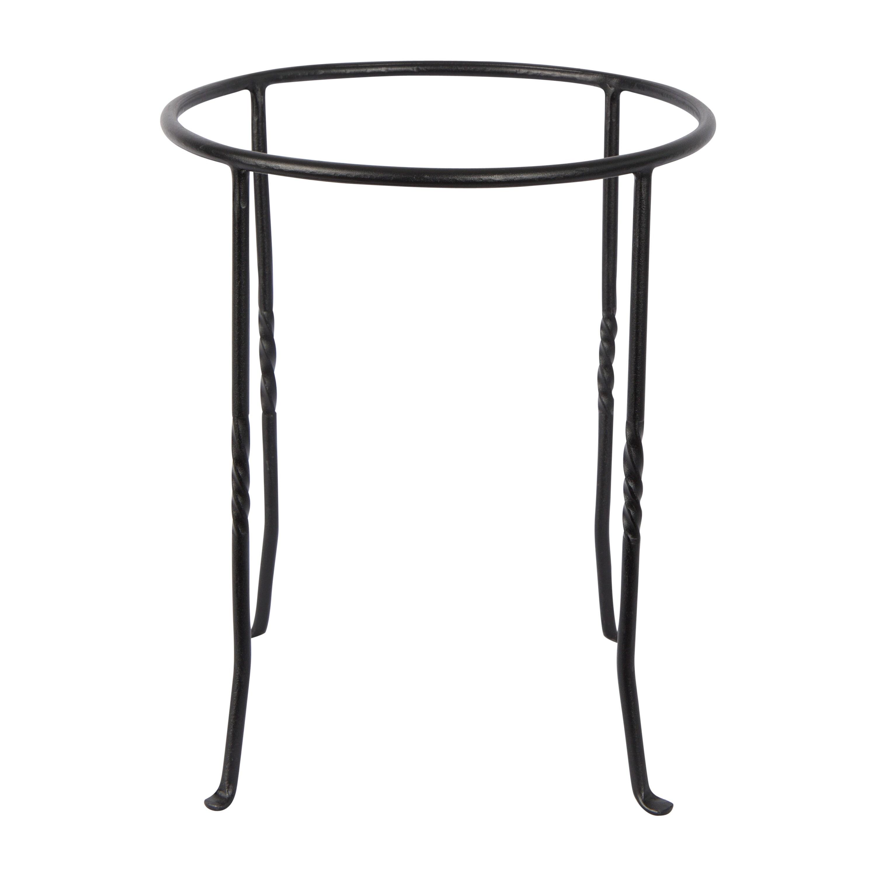 Winston Porter Drumnasole Iron Pedestal Birdbath