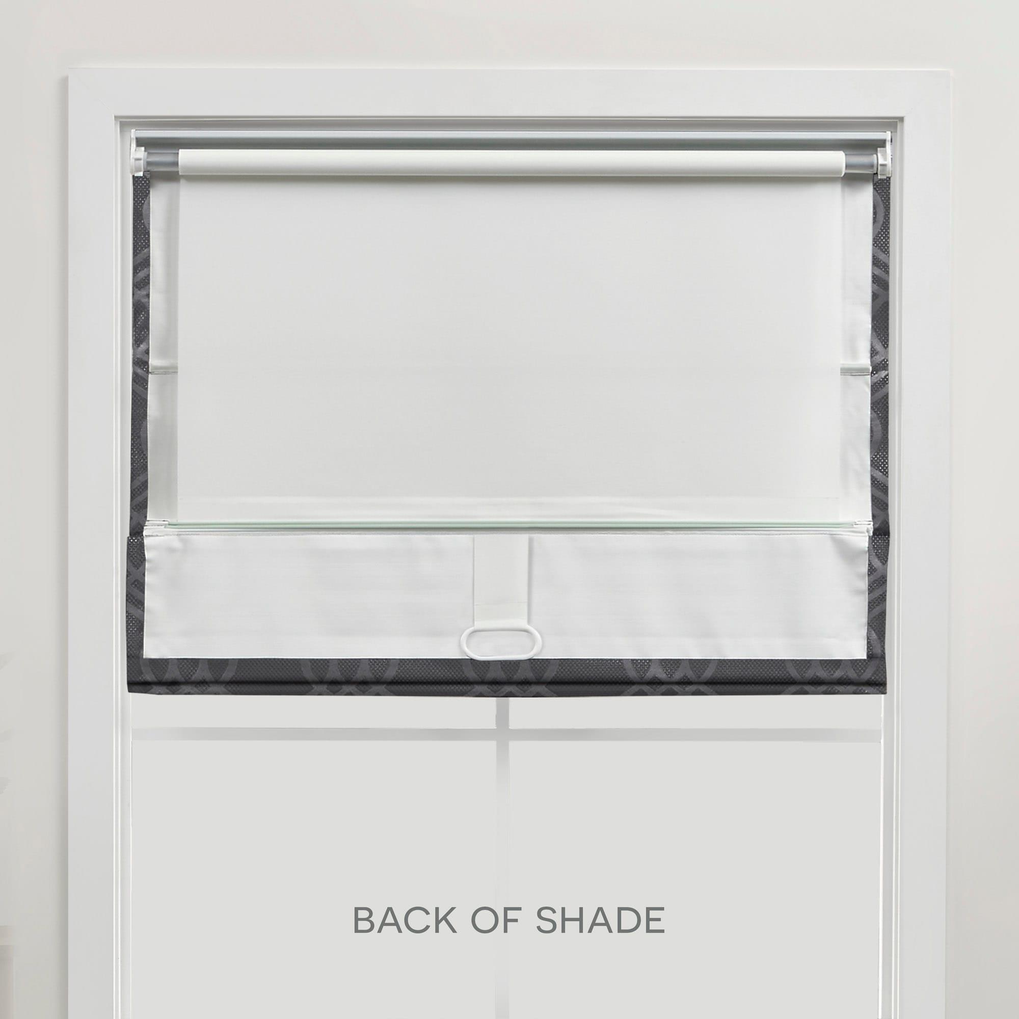 Amalgamated Textiles Exclusive Home Prague Trellis 100% Blackout Roman Shade