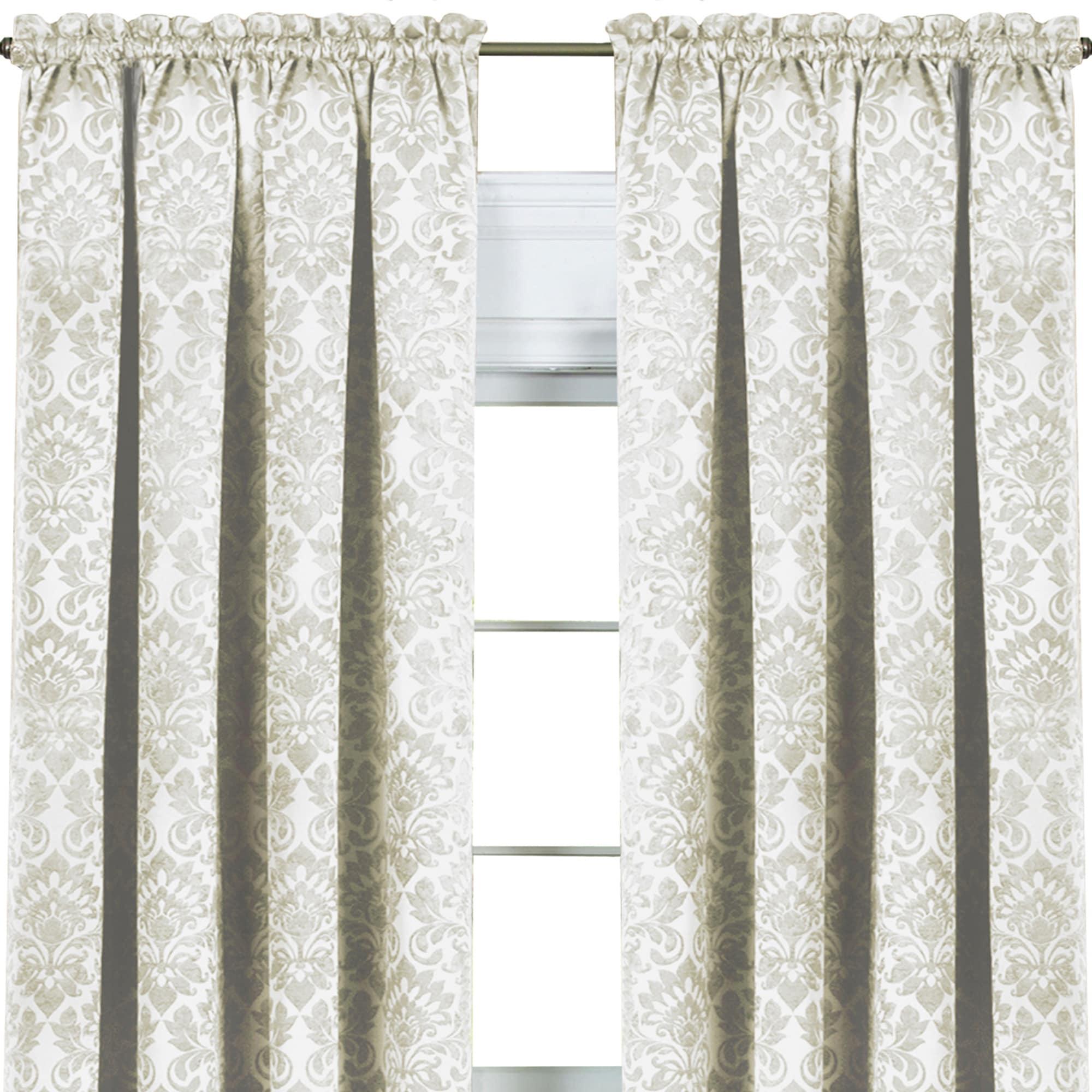 Achim Sutton Window Curtain Panel 52x84 - Ivory