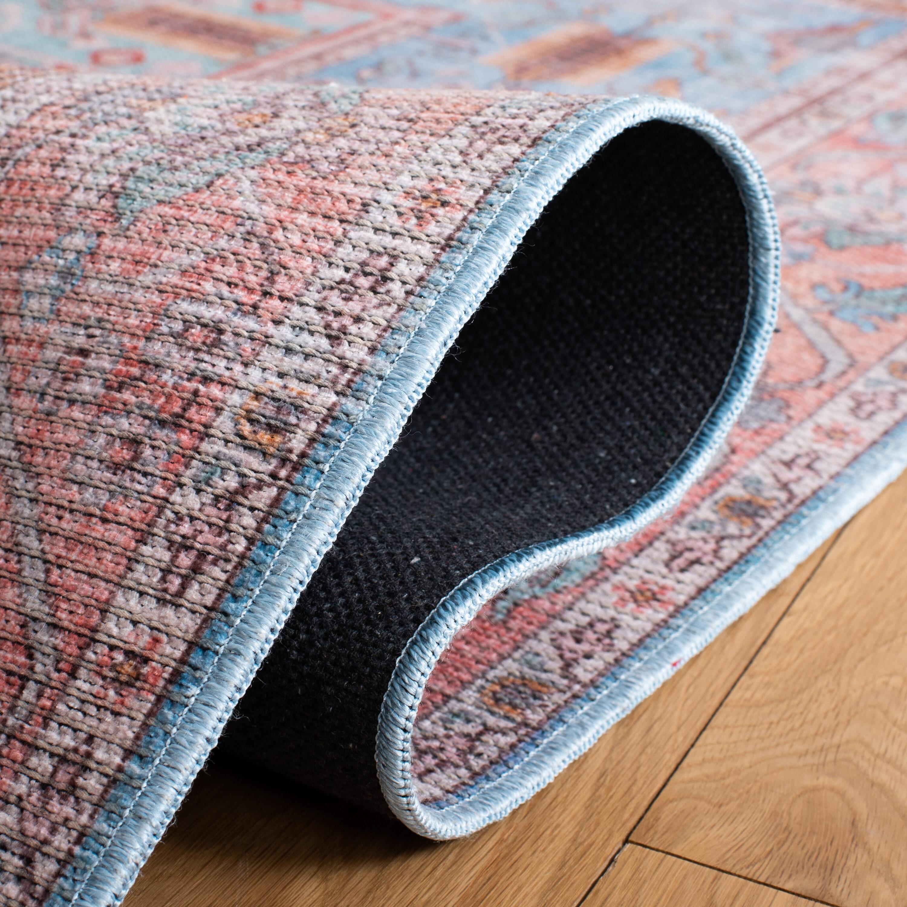 SAFAVIEH Serapi Isaiah Oriental Area Rug, Blue/Rust, 9' x 12'