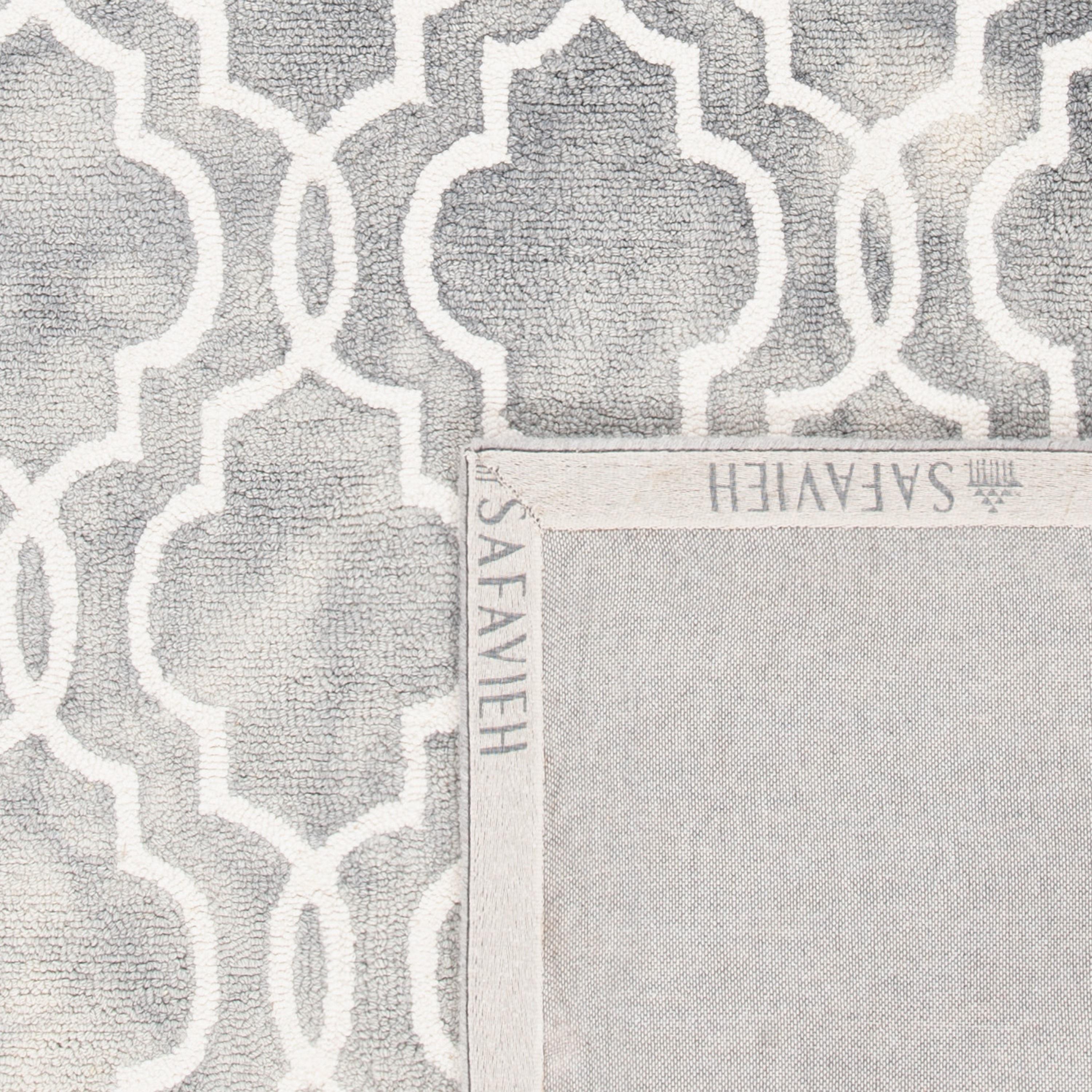 Dip Dye DDY539 Hand Tufted Accent Rug - Grey/Ivory - 2'x3' - Safavieh.