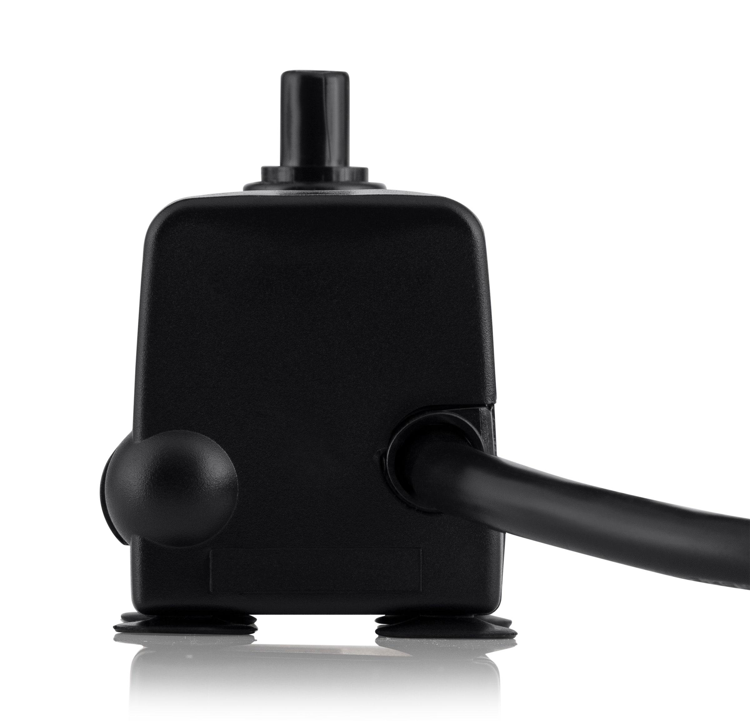 Compact Black Ceramic Submersible Pond Pump with 6 ft Cord