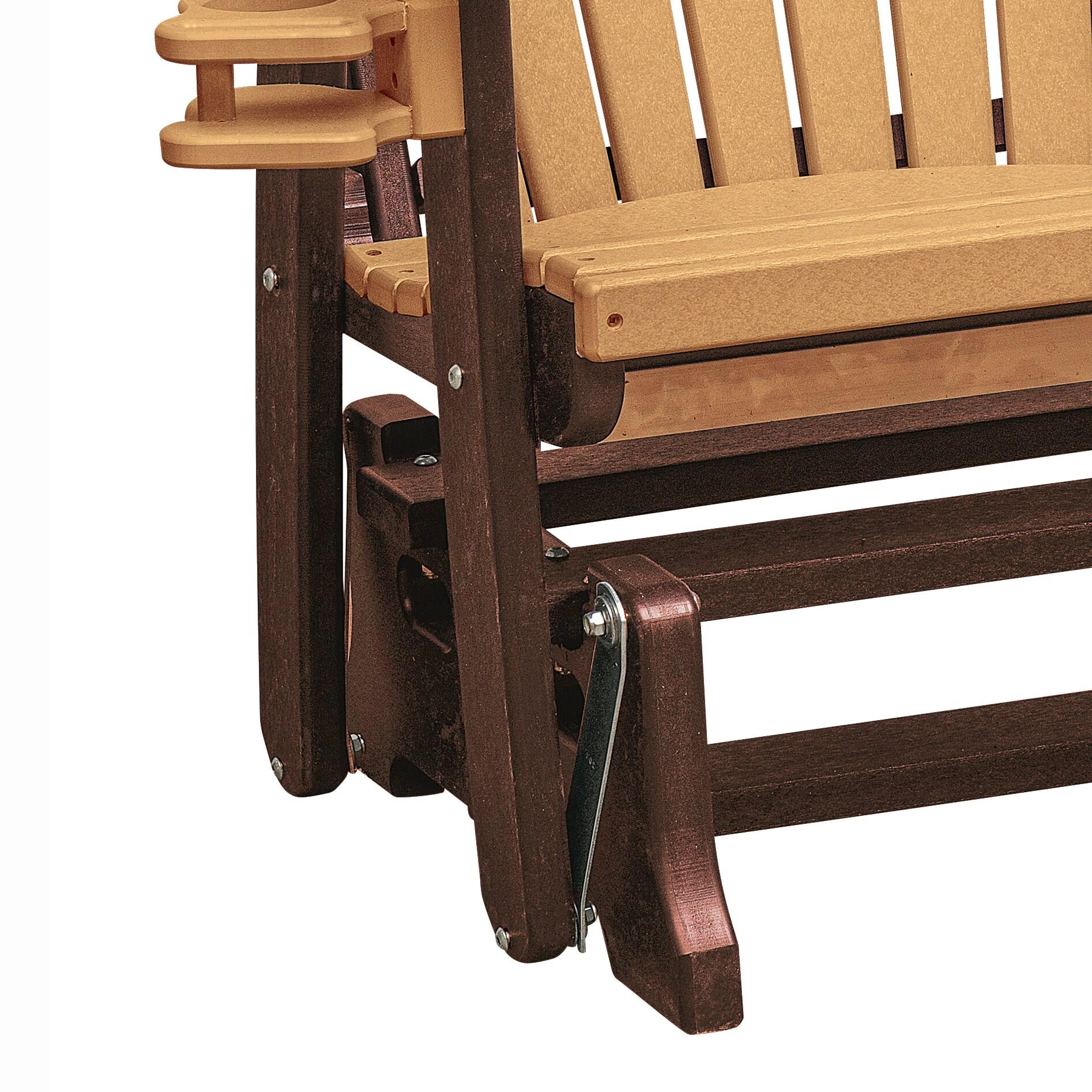 Outdoor Gliding Plastic Bench
