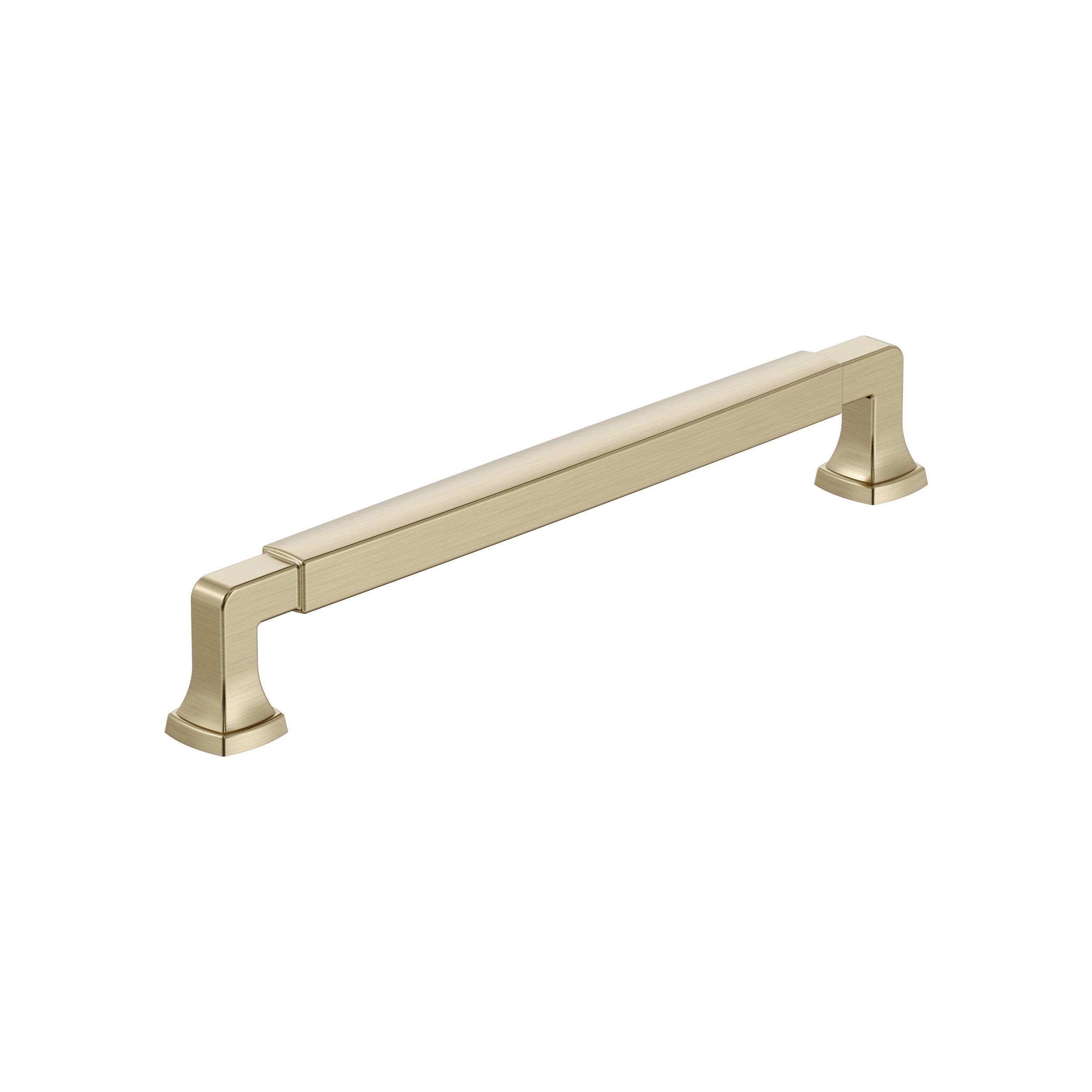 Amerock Stature 7-9/16 inch (192mm) Center-to-Center Golden Champagne Cabinet Pull