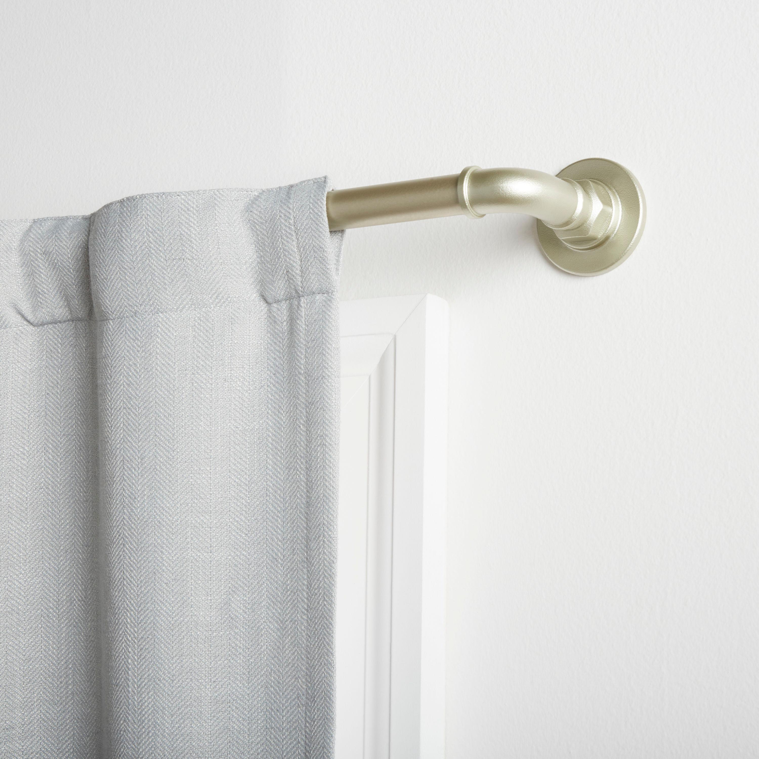 Amalgamated Textiles Exclusive Home Hyde Wrap Around Curtain Rod, Adjustable