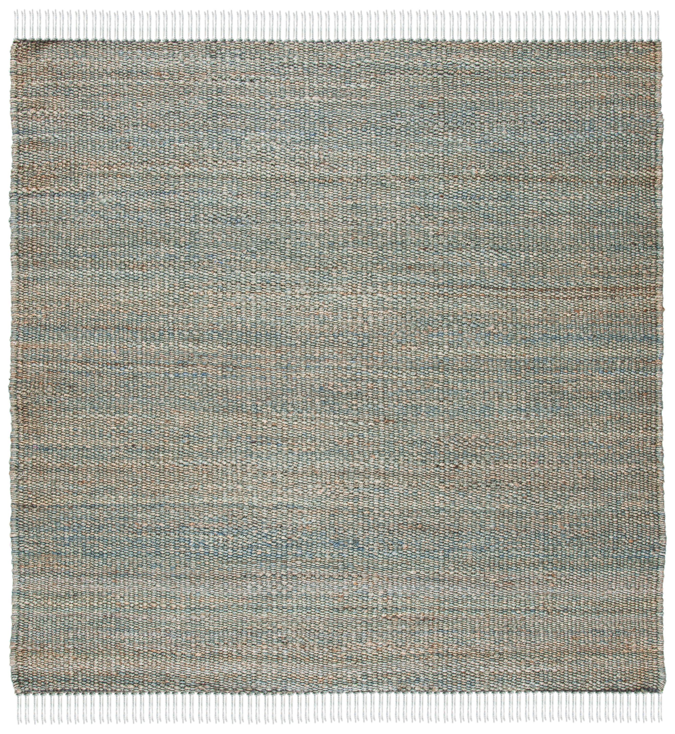 Natural Fiber NF368 Hand Woven Area Rug - Blue - 6'x6' - Safavieh.