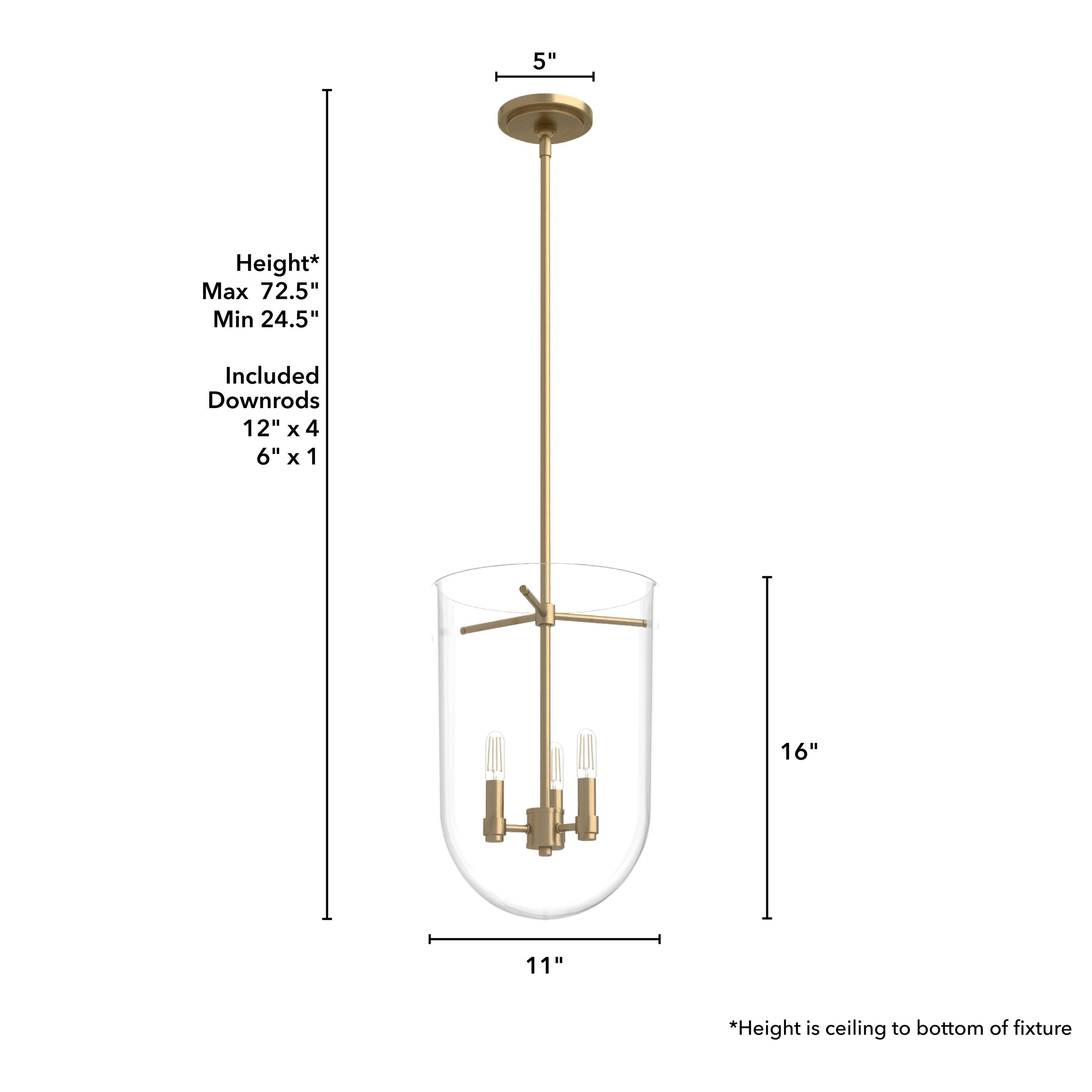 Sacha 3 - Light Urn Pendant