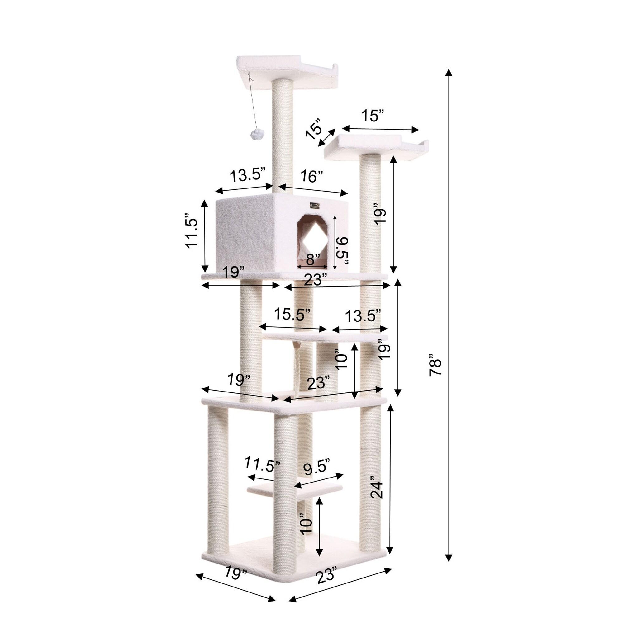 Premium 78'' H Cat Tree