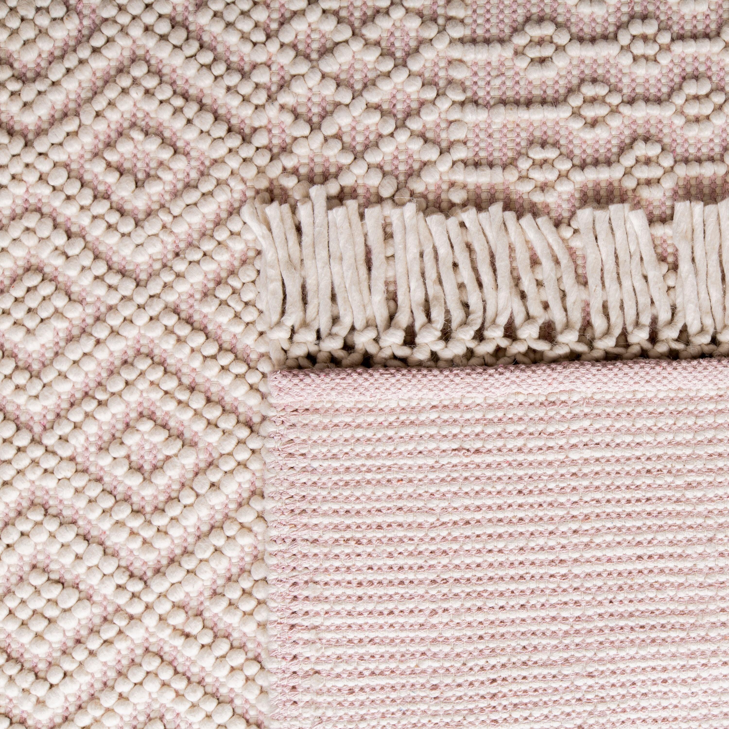 Natura NAT852 Hand Loomed Runner Rug - Ivory/Pink - 2'3"x8' - Safavieh.