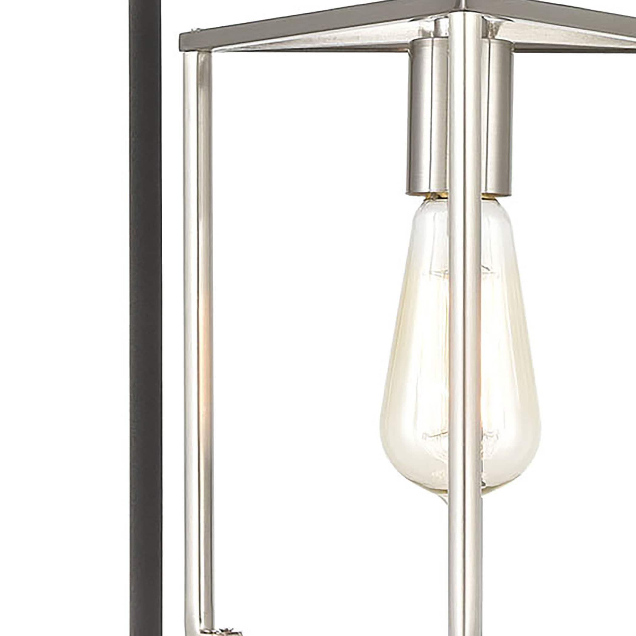 Elk Home Salinger 1 - Light Pendant in  Charcoal/Satin Nickel