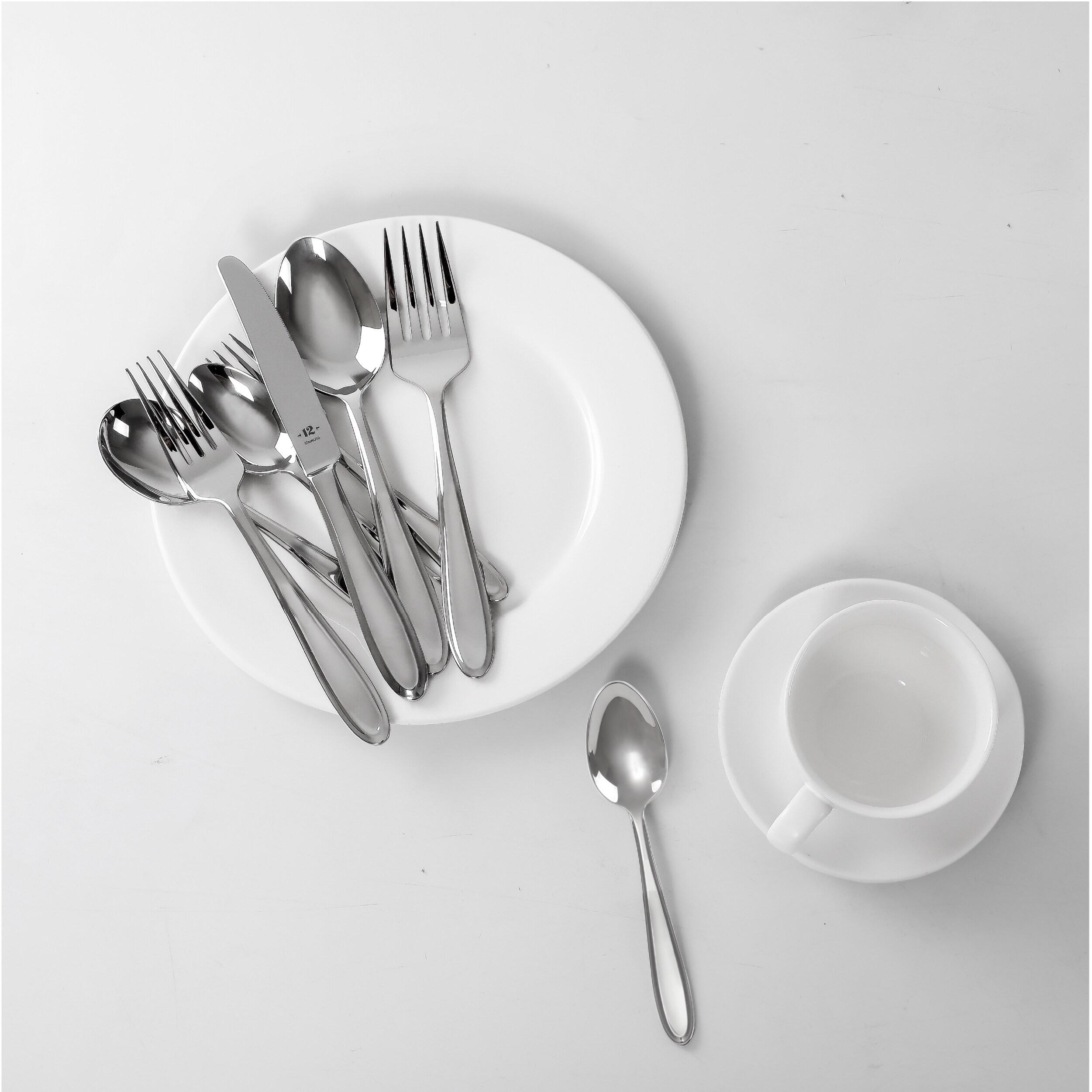 TABLE 12 Stainless Steel Flatware Set - Service for 4