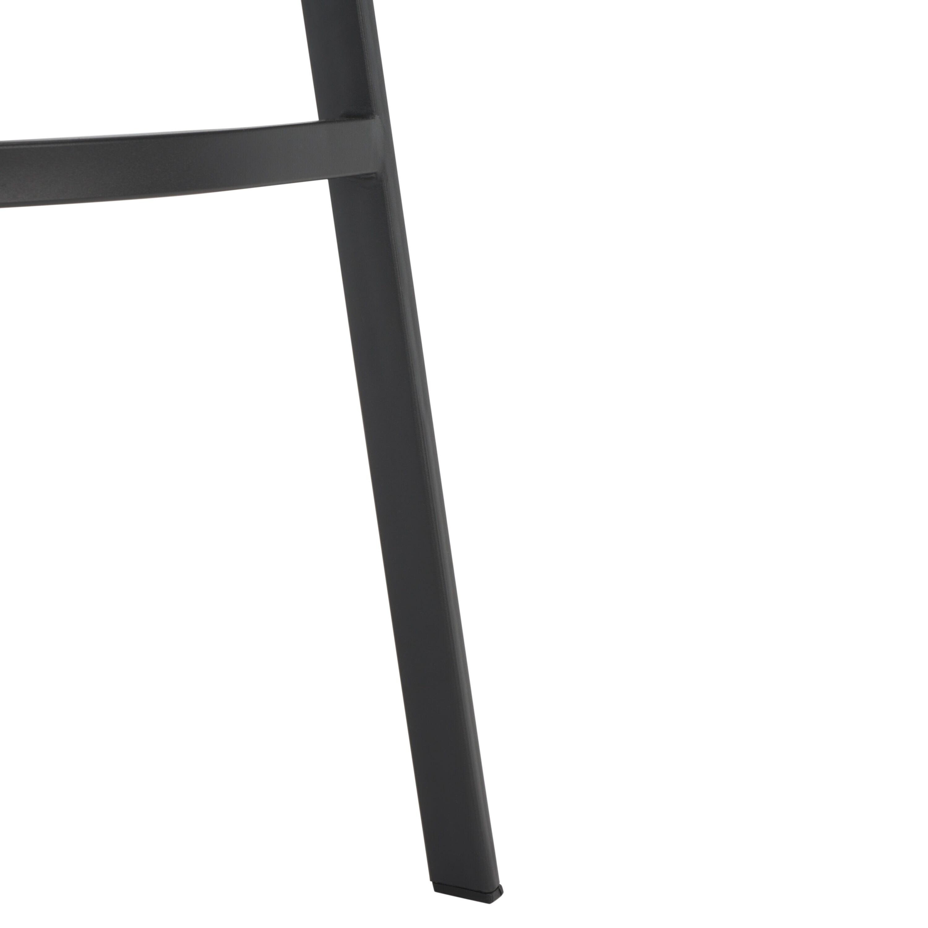 Rhyatte Bar Stool  - BST3018 - Cognac/Black - Safavieh