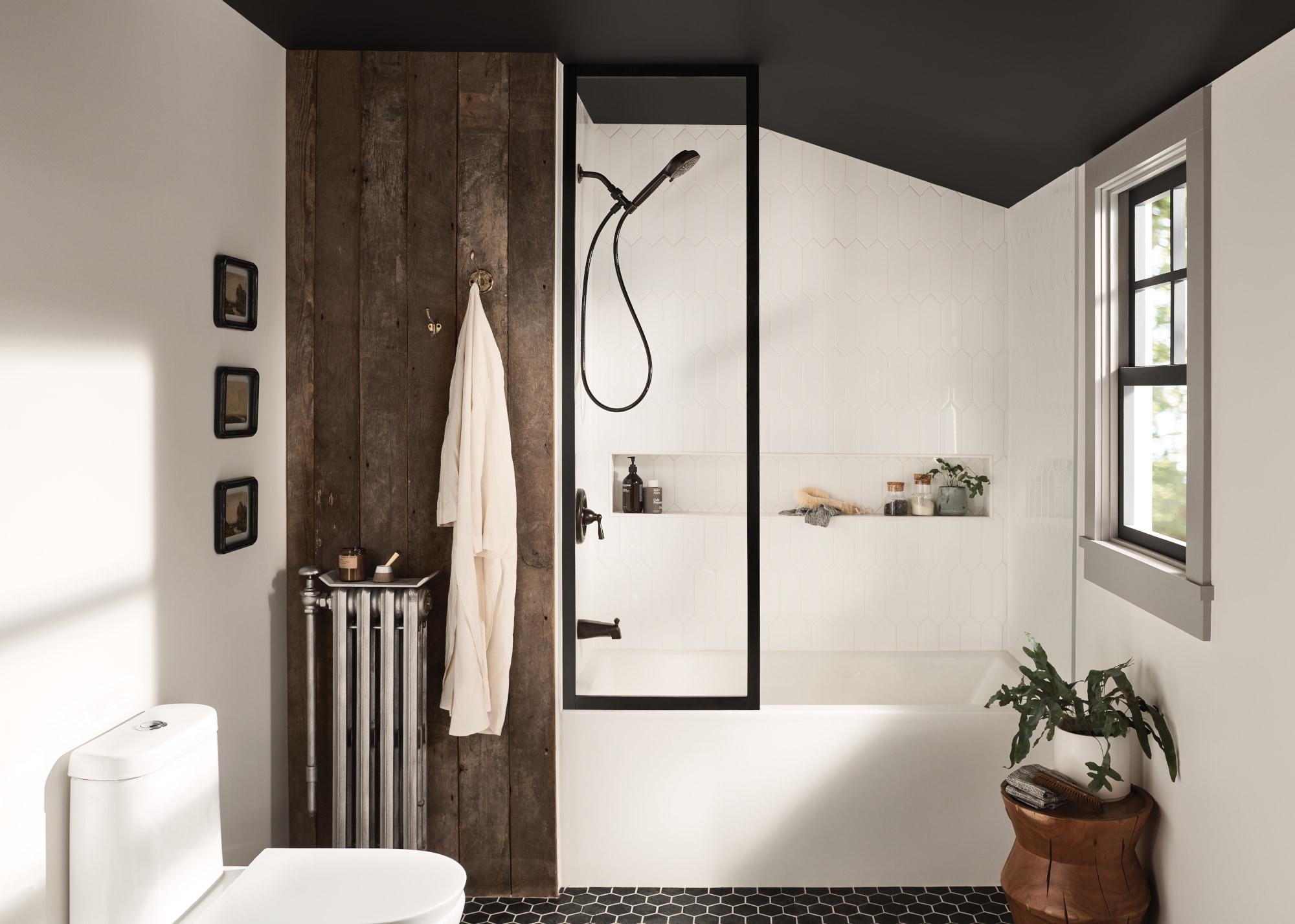 Moen Hydro Energetix Mediterranean Bronze Nickel 7-Function Handheld Shower Head, 200H0BRB