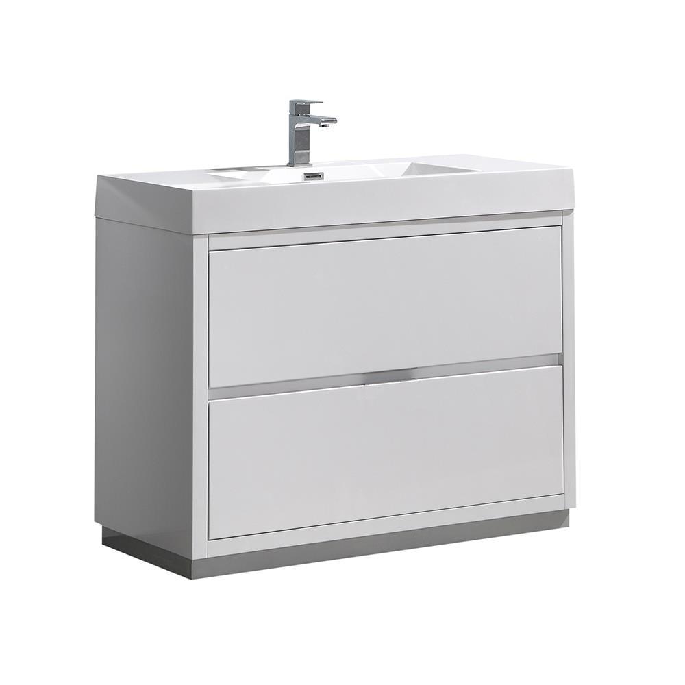 Valencia 40" Freestanding Single Sink Bathroom Vanity with Top and Sink (Faucet Not Included)