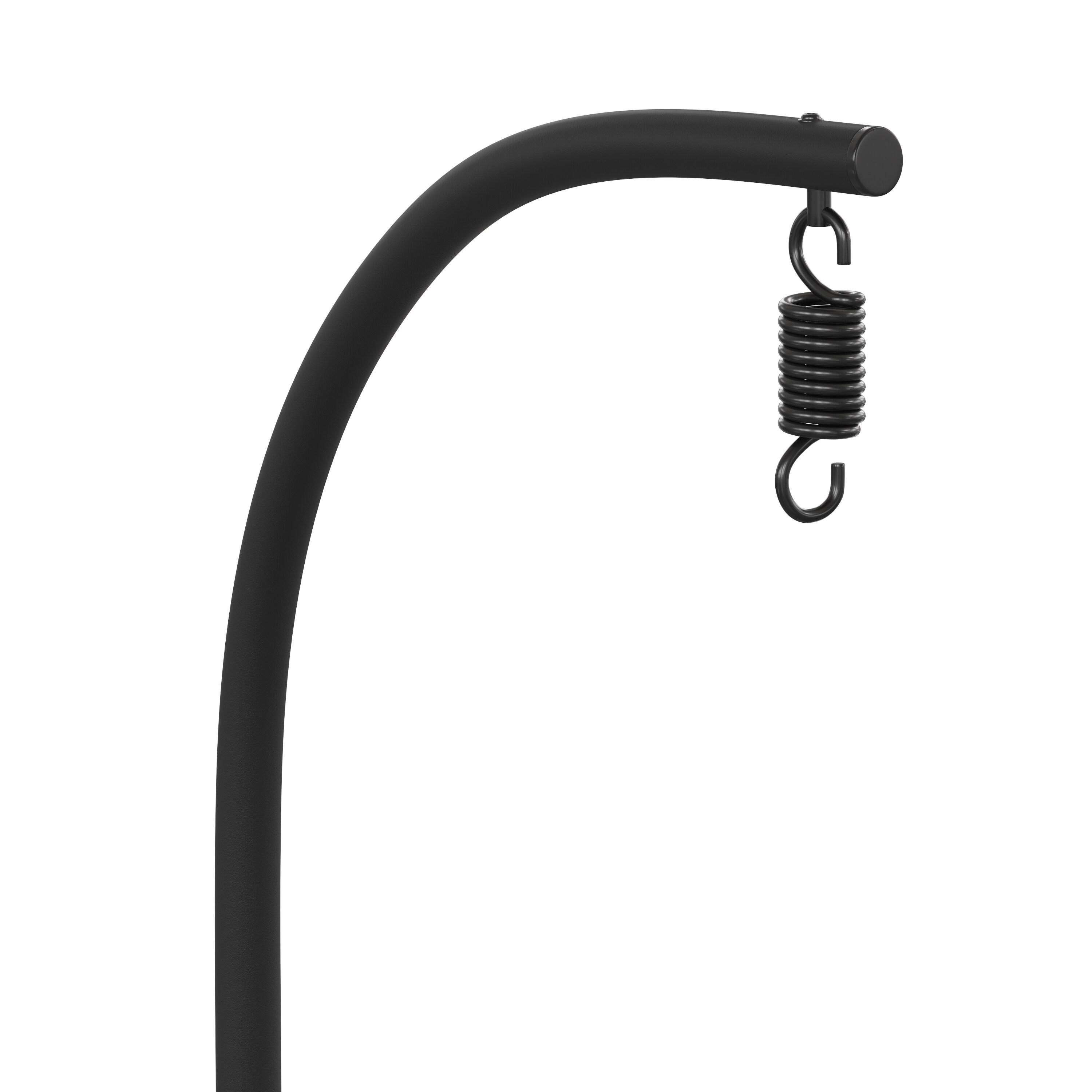 Heavy Duty Black Steel C-Stand for Hanging Chairs