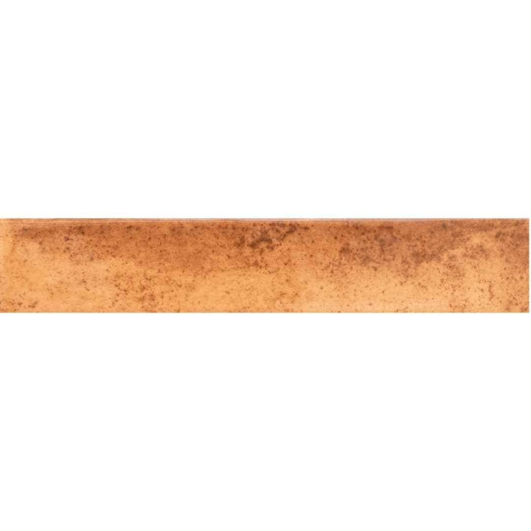 The Tile Life Ibiza 2x10 Terracotta Glossy Ceramic Subway Wall Tile - 2x10 Sample