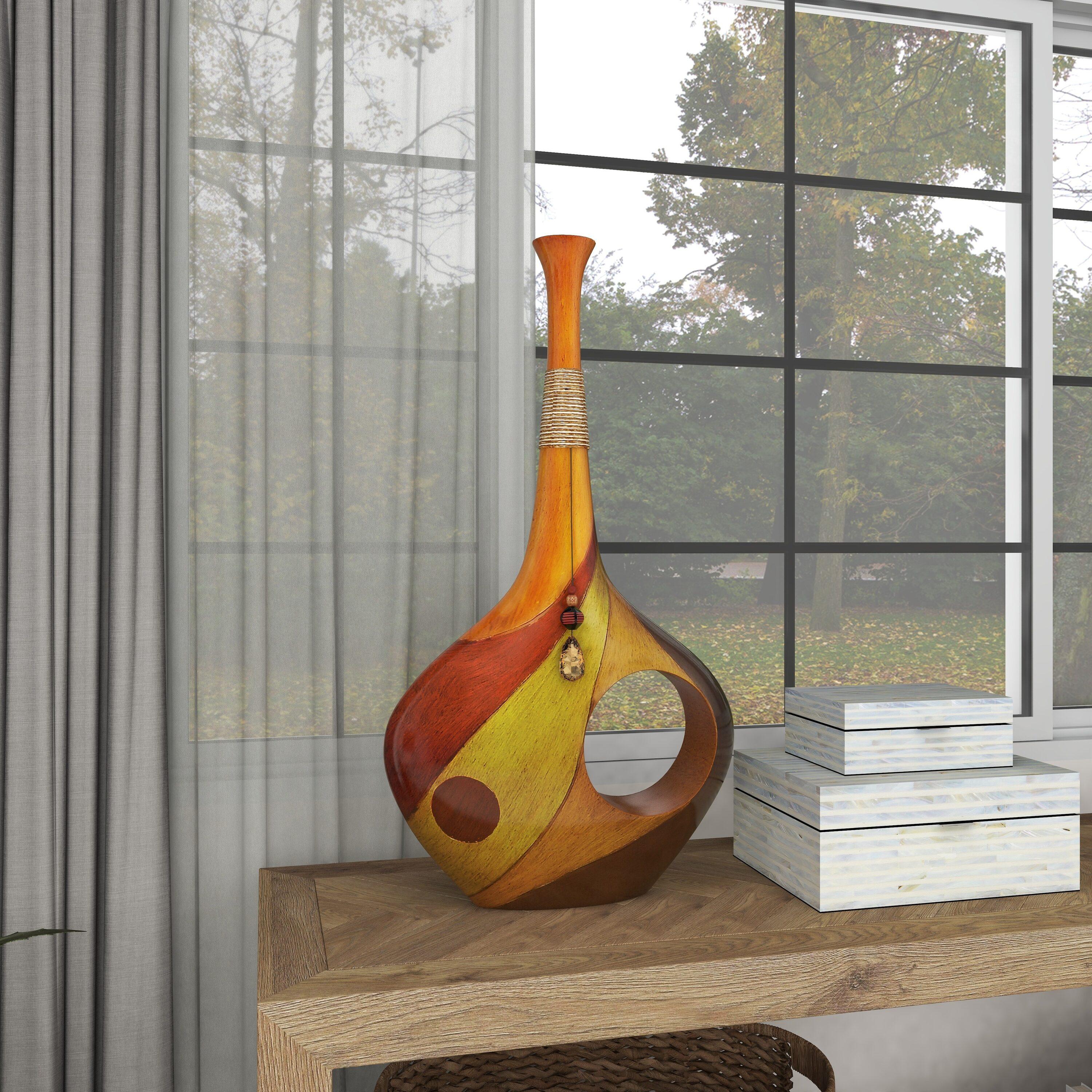 DecMode Mesa de Acento en Forma de Reloj de Arena de Metal Contemporáneo con Detalles de Hoyuelos Martillados y Visibles, 14 "W x 18" H, Plata