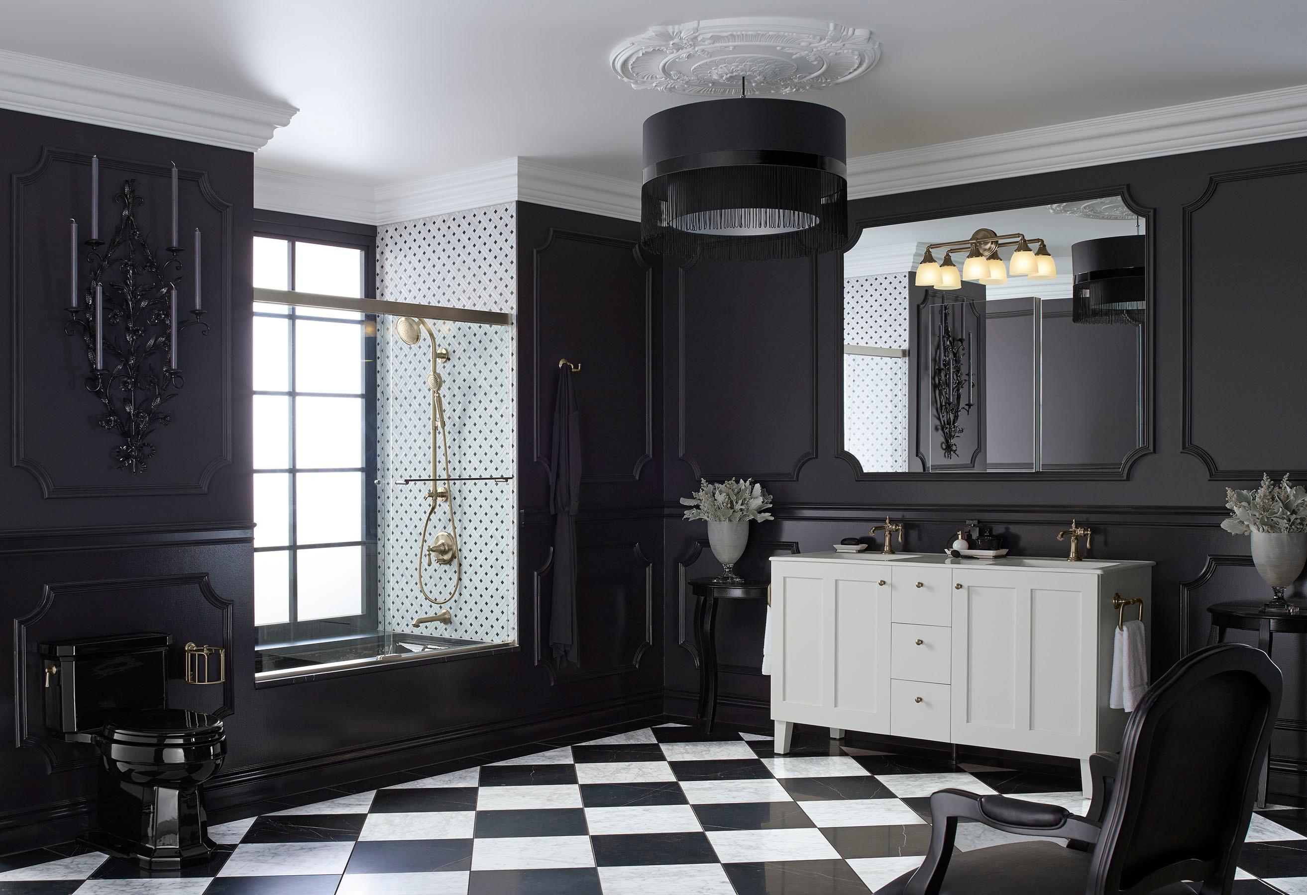 Devonshire 3 Light Indoor Bathroom Vanity Light Fixture, Position Facing Up or Down, UL Listed