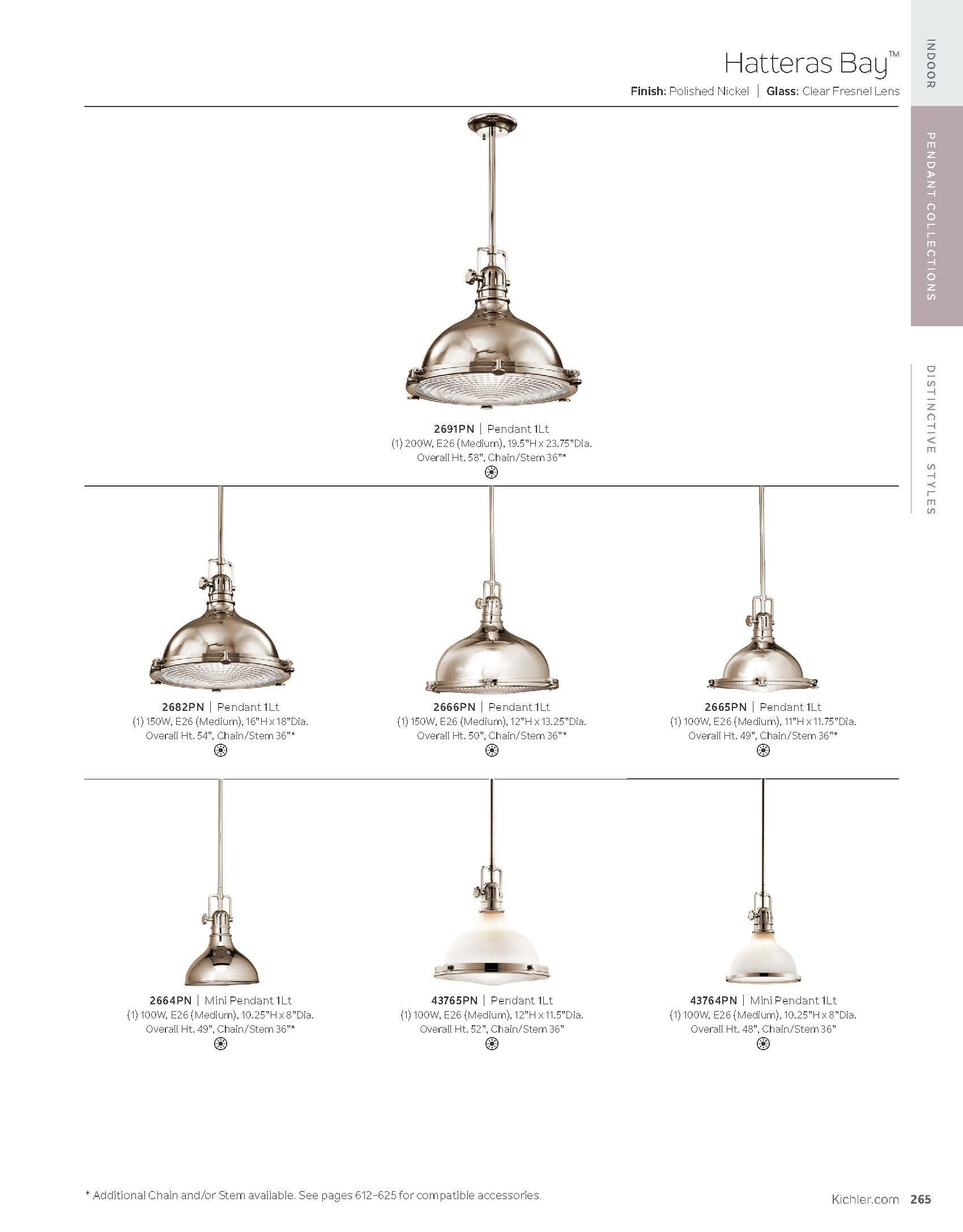 Kichler Lighting Hatteras Bay 1 - Light Pendant in  Olde Bronze