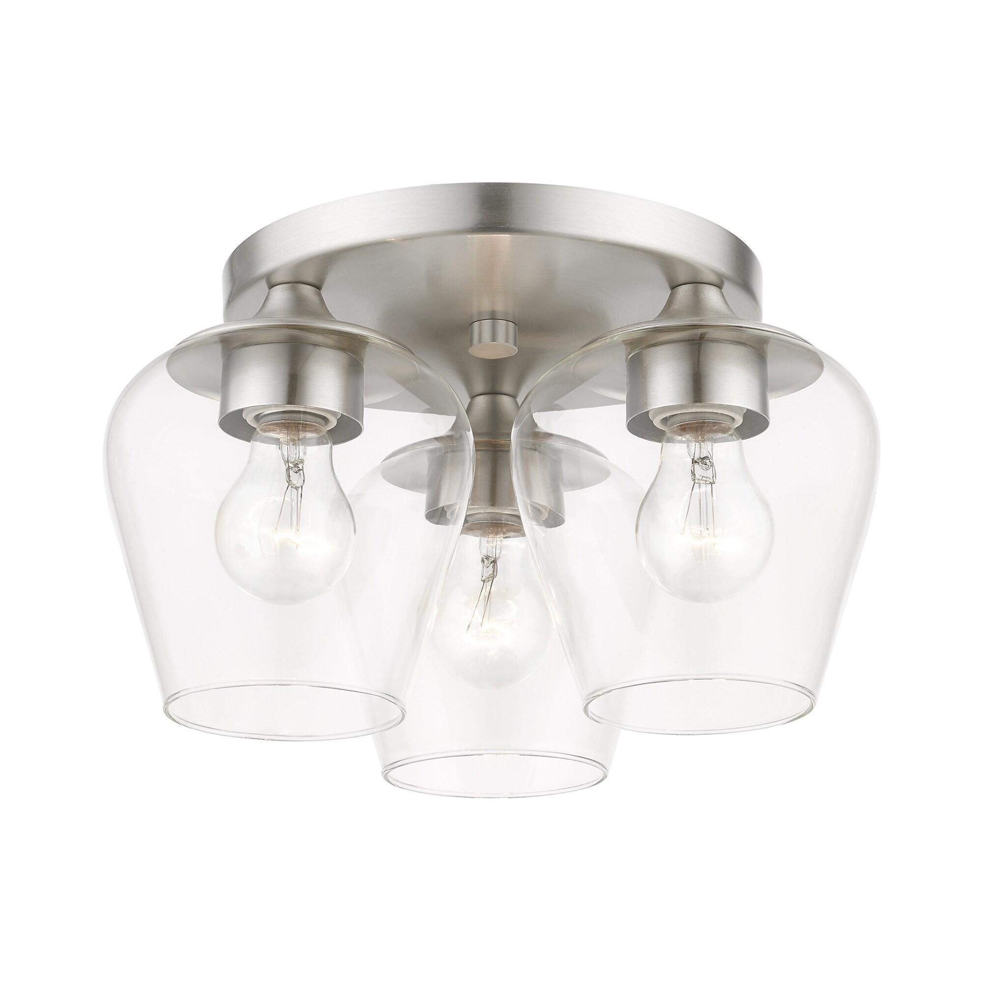 Willa Arlo™ Interiors Chrisha Orizaba 3-Light 13" Flush Mount