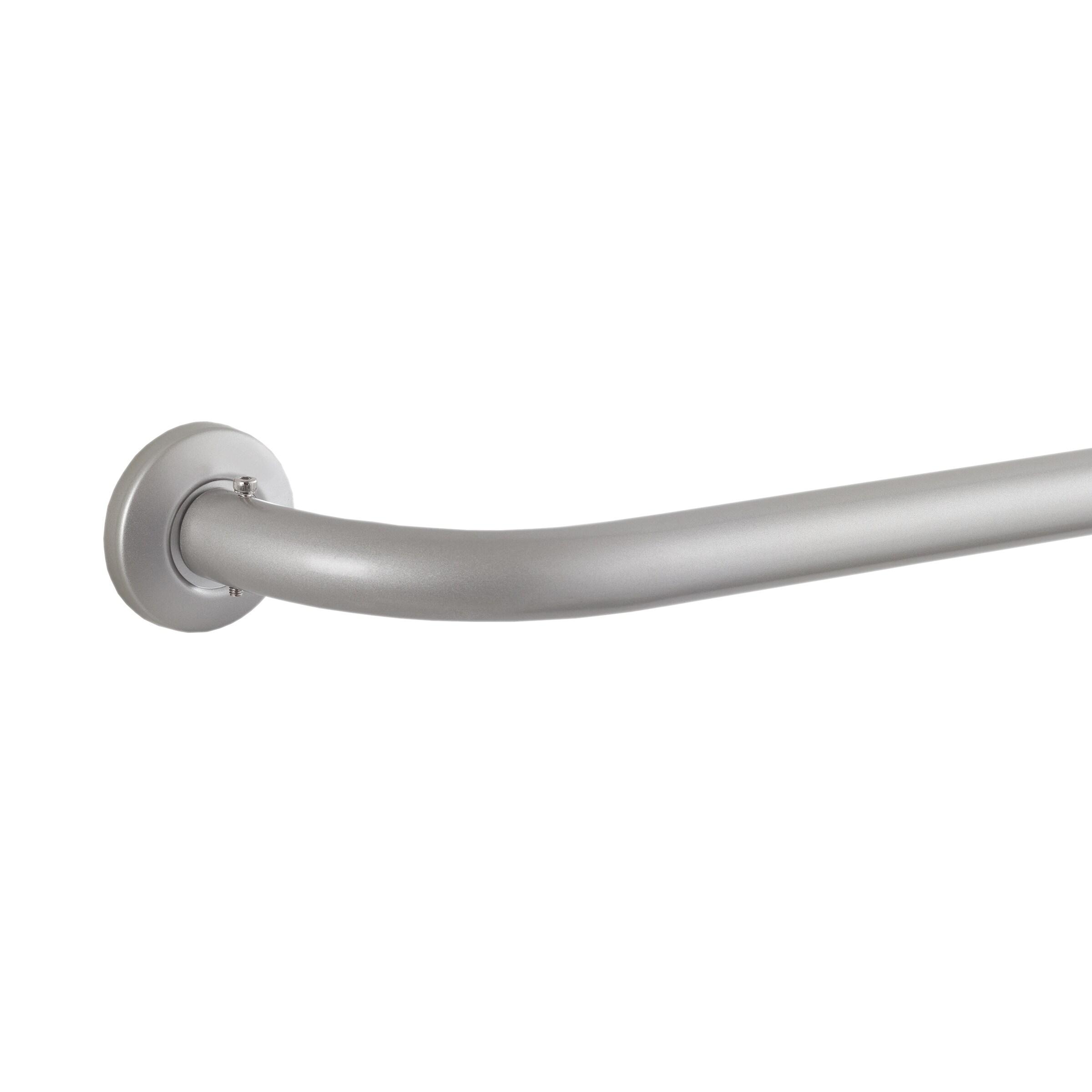 Eclipse 100% Steel Adjustable Single Curtain Rod