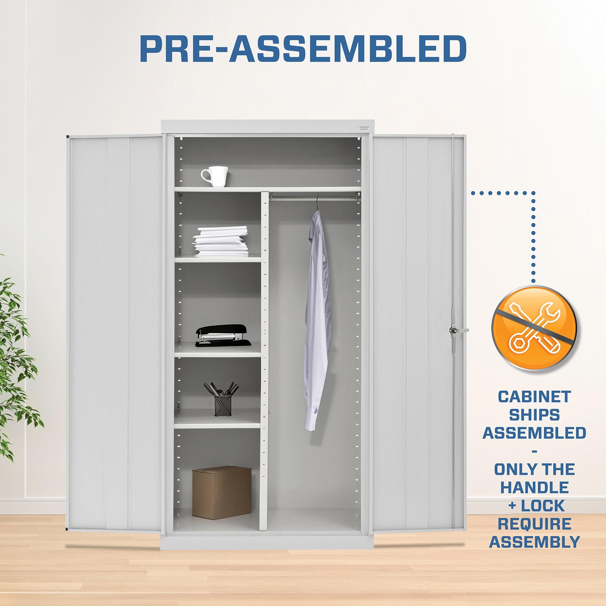 Classic Plus Sandusky Lee Classic 36" L x 18" W x 72" H Steel Garage Storage Cabinet by Sandusky