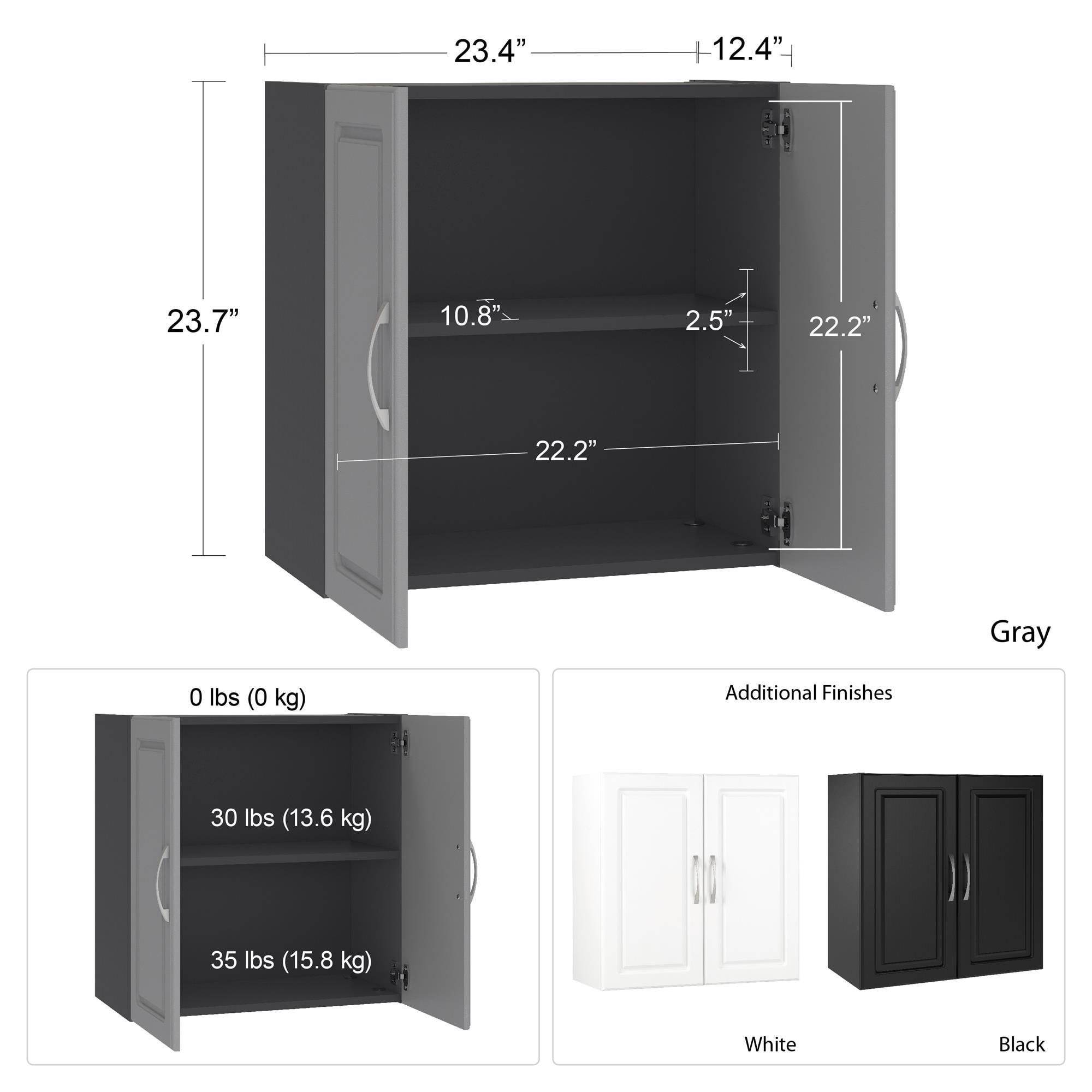 Kendall 24" Wall Cabinet, Black