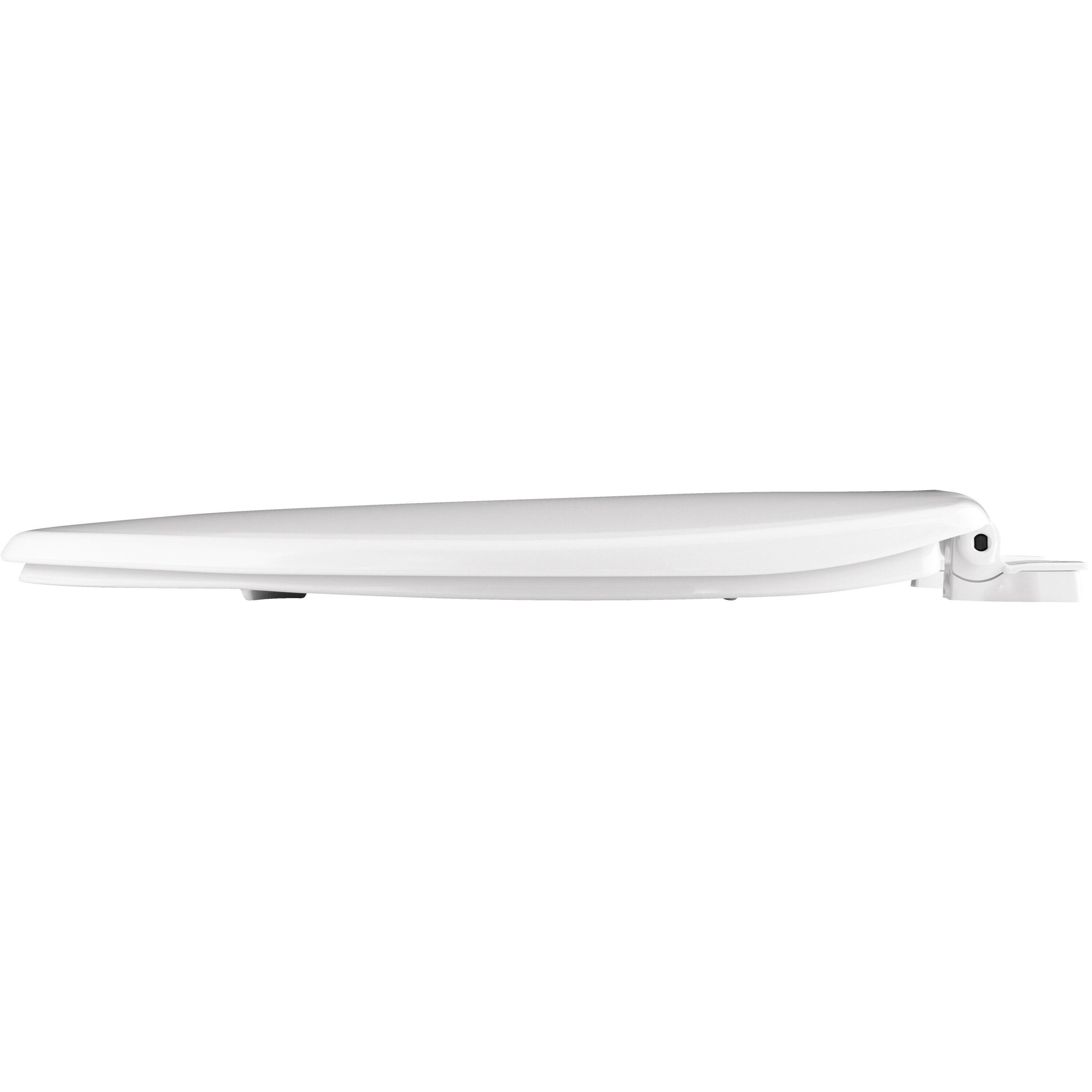 Bemis 166TT 000 Elongated Toilet Seat, White Molded Wood - Quantity 1
