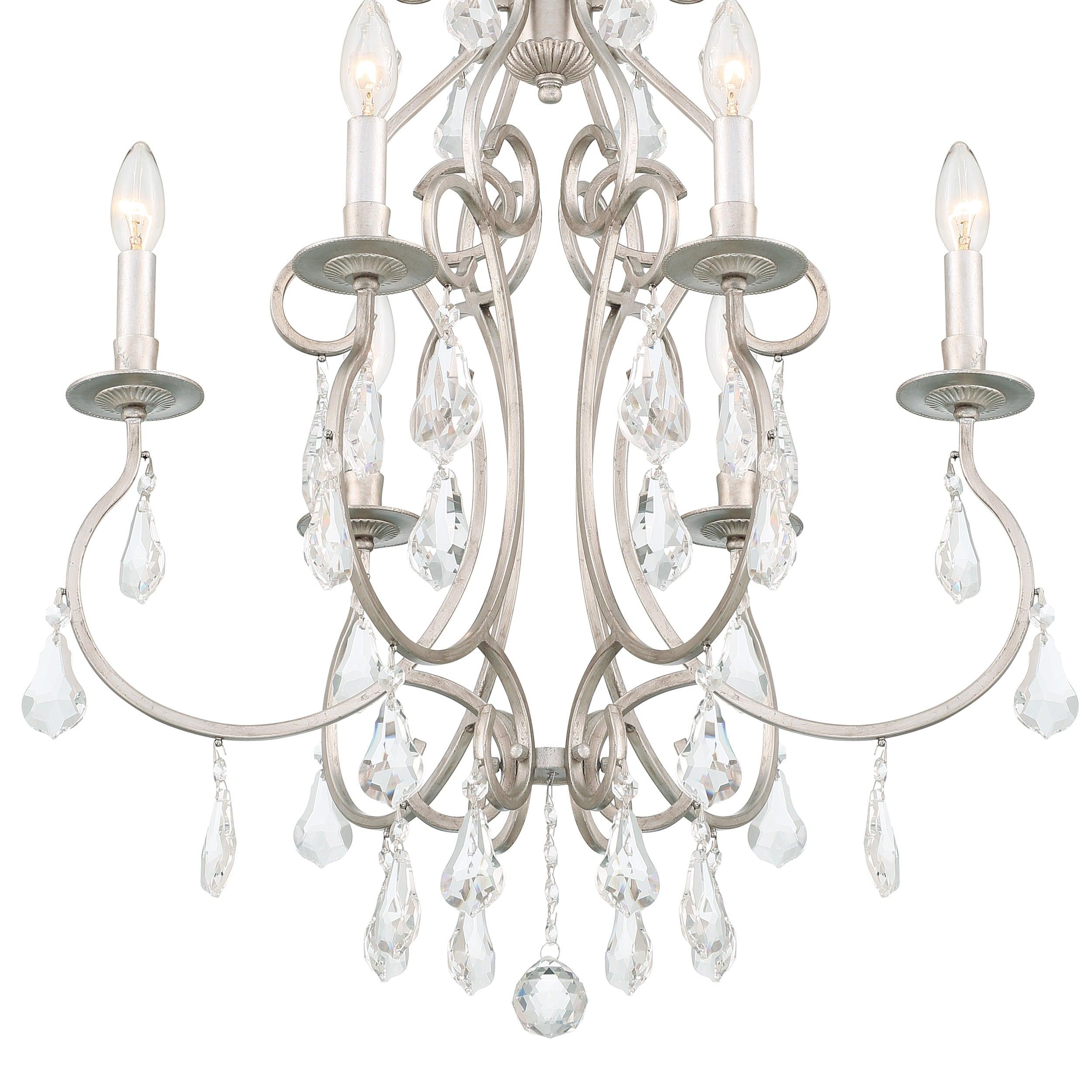 Crystorama Lighting Ashton 6 - Light Chandelier in  Olde Silver