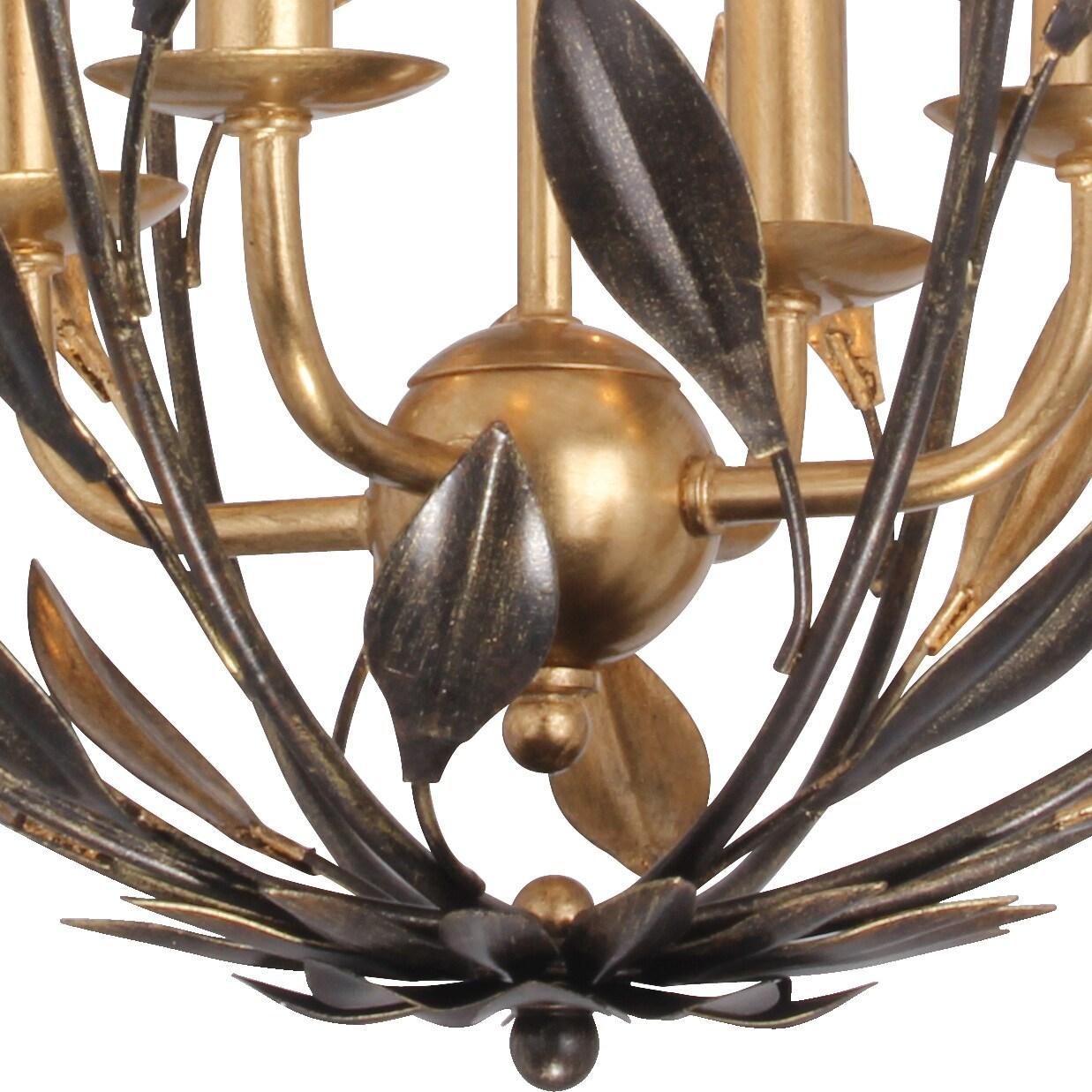 Crystorama Lighting - Four Light Mini Chandelier - Broche - 4 Light Chandelier