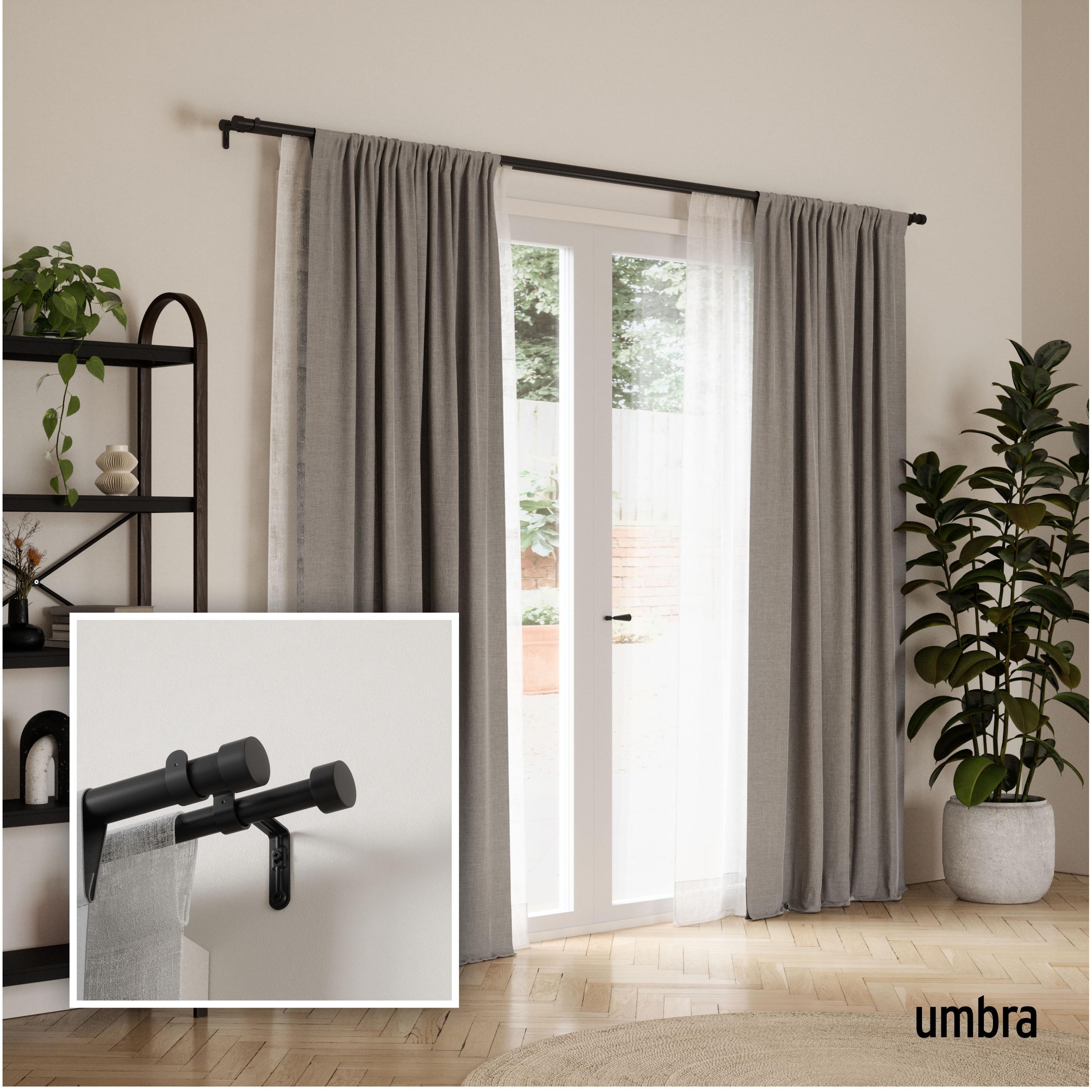 Cappa Drapery Solutions Double Curtain Rod