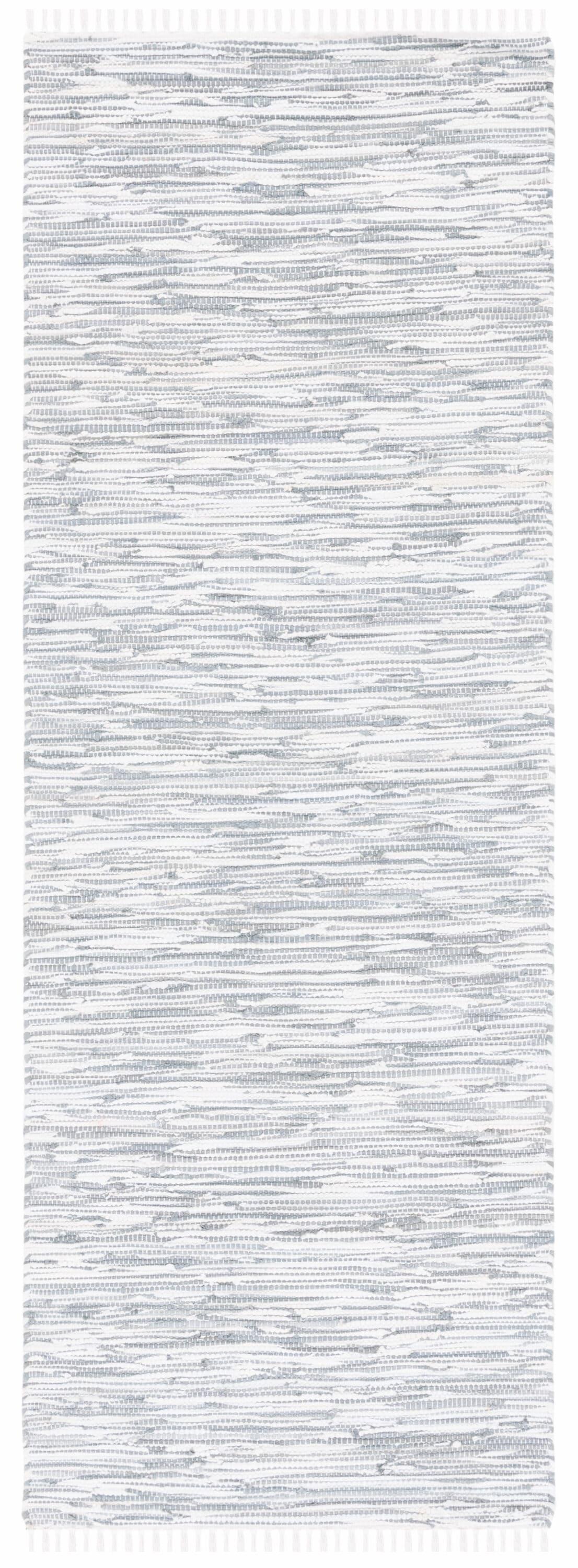 Montauk MTK753 Hand Woven Runner Rug - Silver - 2'3"x6' - Safavieh.