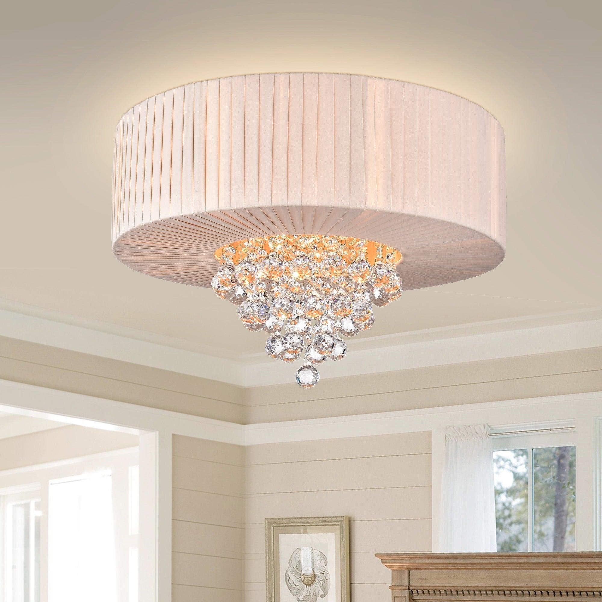Vanilla Cake RL1058 Crystal Flush Mount Light