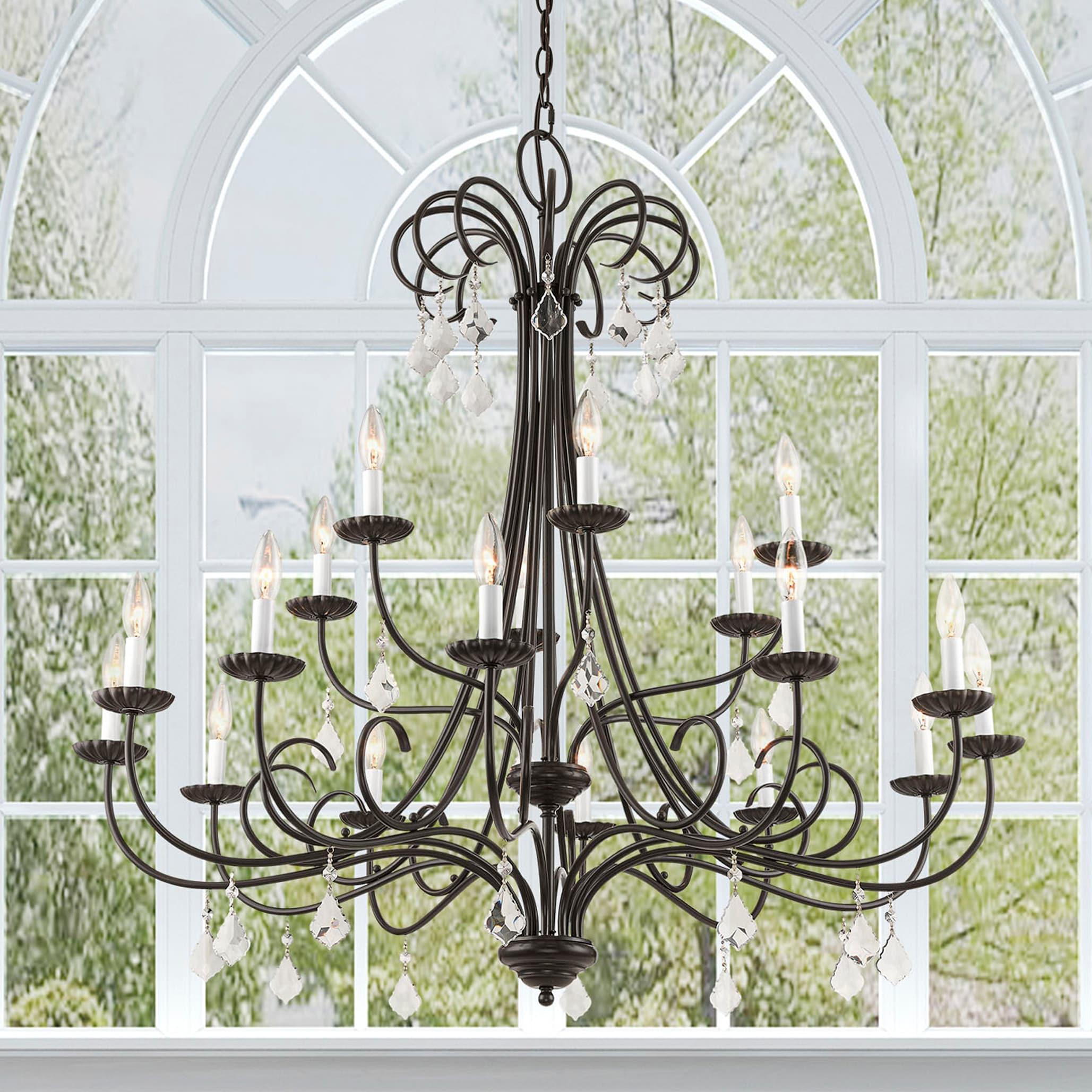 Livex Lighting Daphne 18 - Light Chandelier in  English Bronze