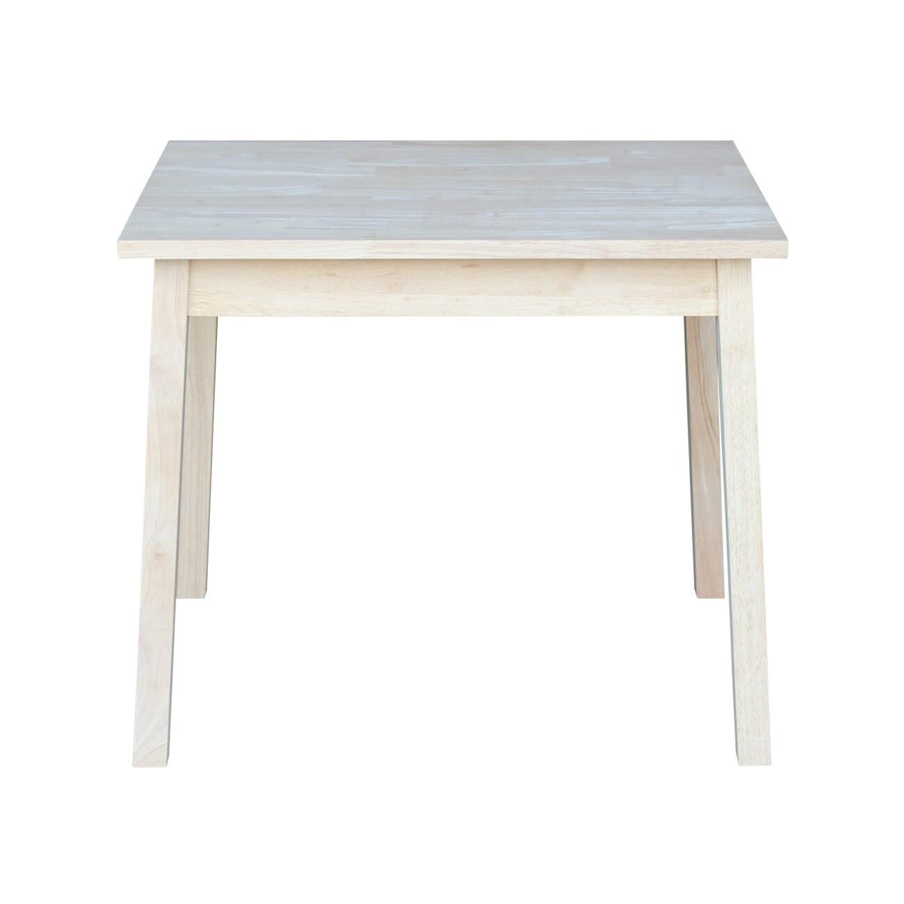 International Concepts Unfinished Child's Table