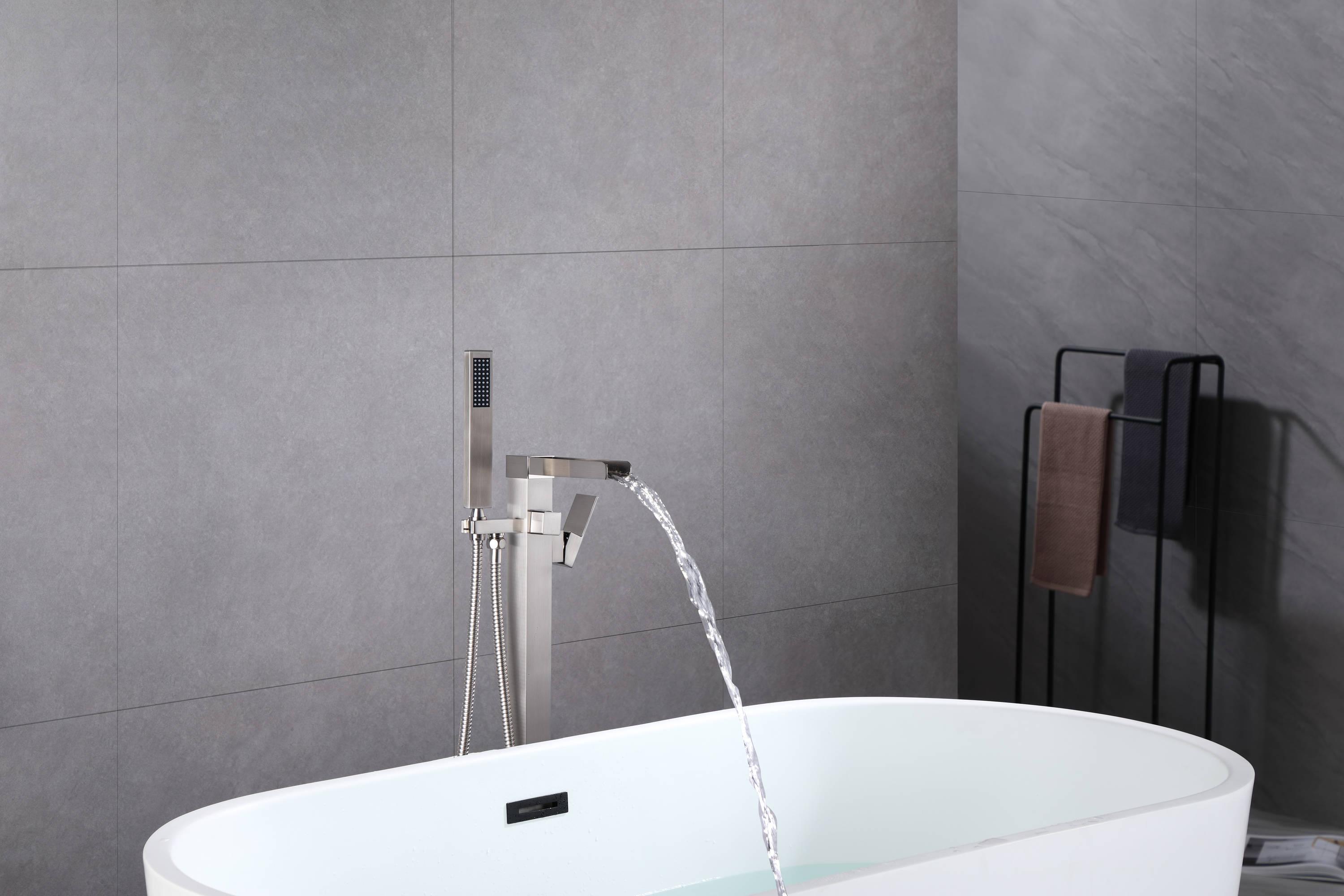 VIBRANTBATH Floor Tub Spout with Diverter 7012-N