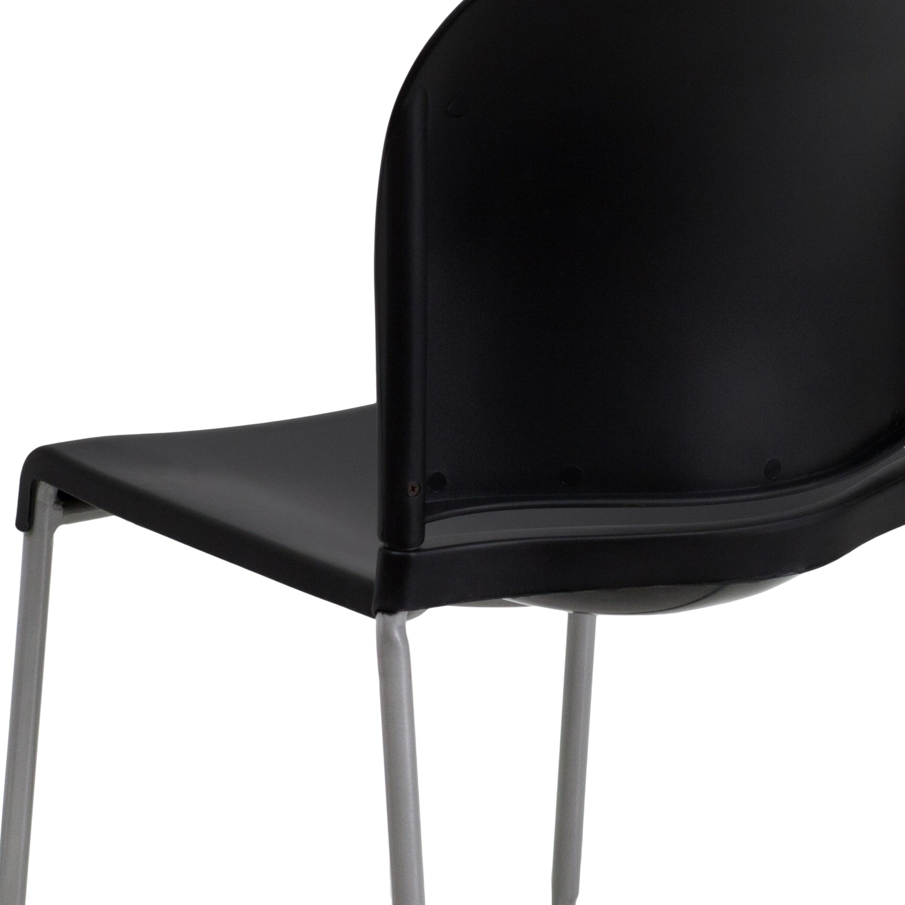 Flash Furniture Brielle Contoured Sled Base Stackable Waiting Room Chairs (Set of 5)