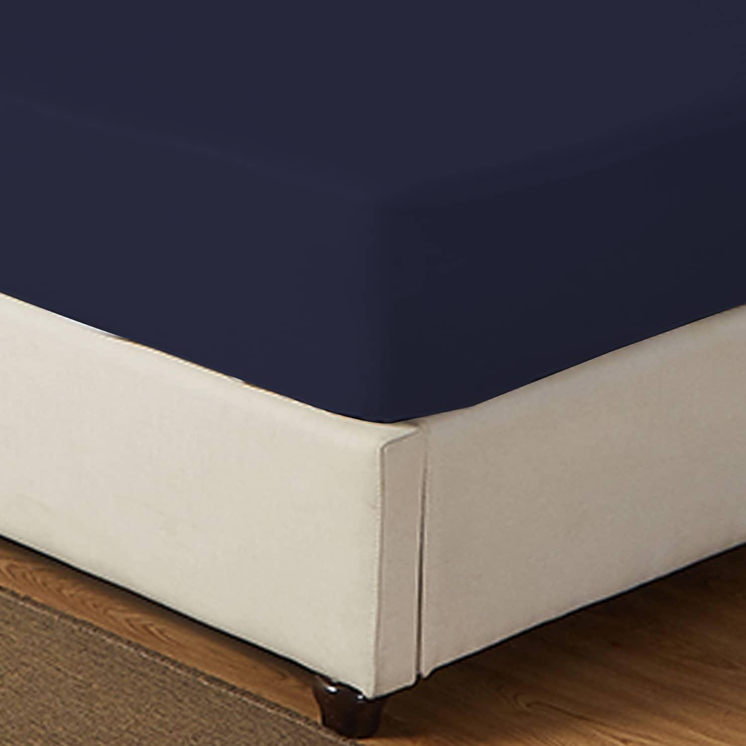 Color Sense 100% Cotton Ultra-Light Fitted Sheet