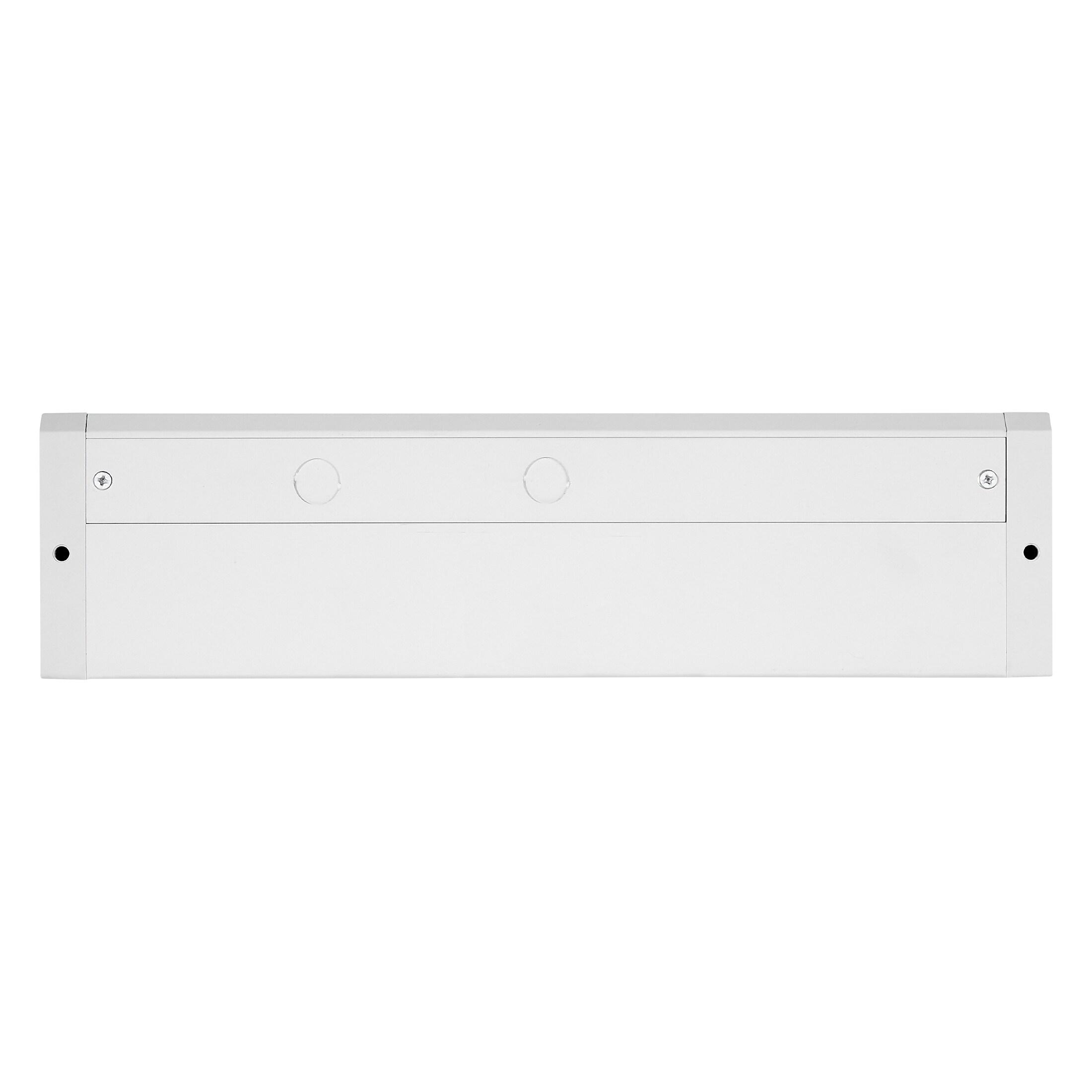 Maxxima 12 in. LED Under Cabinet Light, Dimmable, Linkable, Hardwired or Plug & Play, 500 Lumens, 5 CCT 2700K - 5000K, White, On/Off Switch