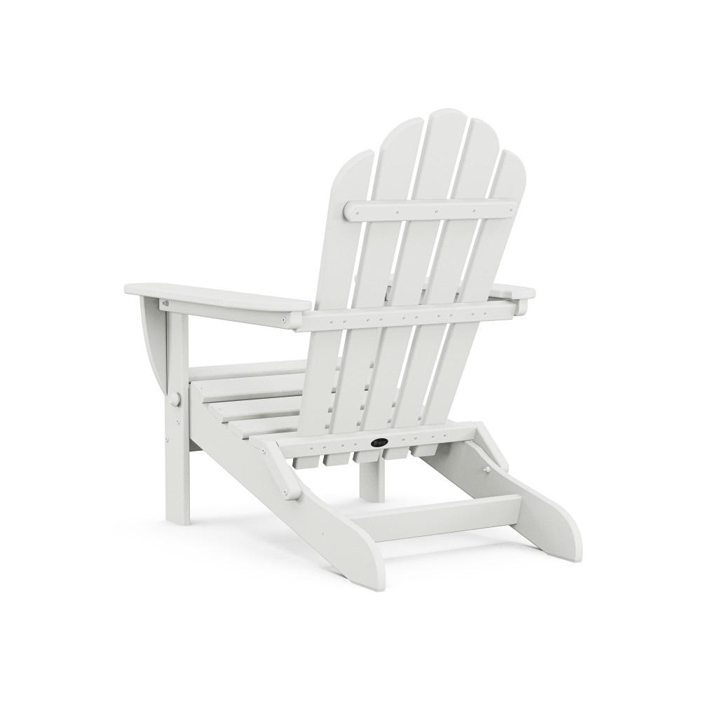 5-Piece Monterey Bay Folding Adirondack Conversation Set with Fire Pit Table