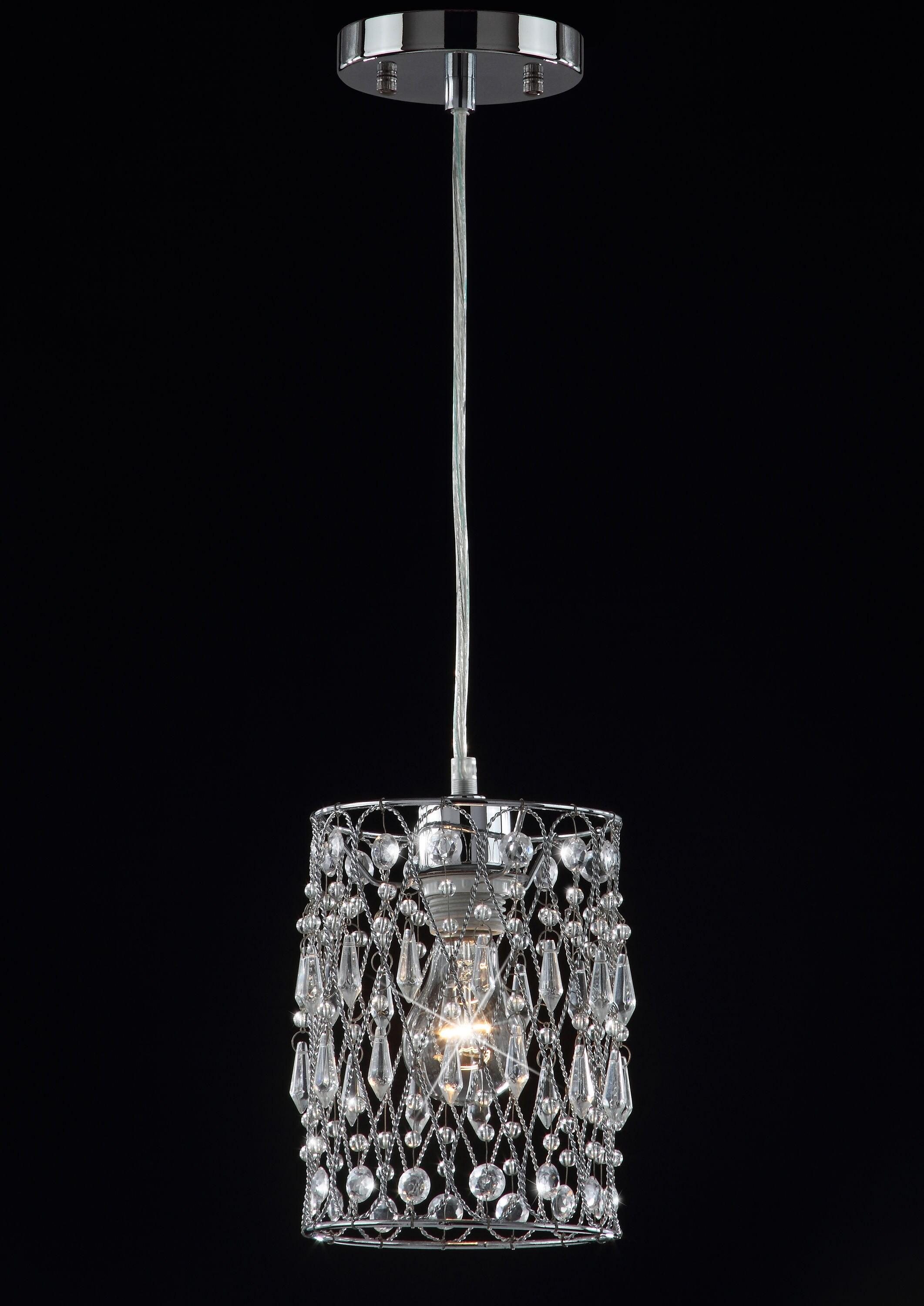 Vega Chandelier - LIT4442 - Clear/Chrome - Safavieh