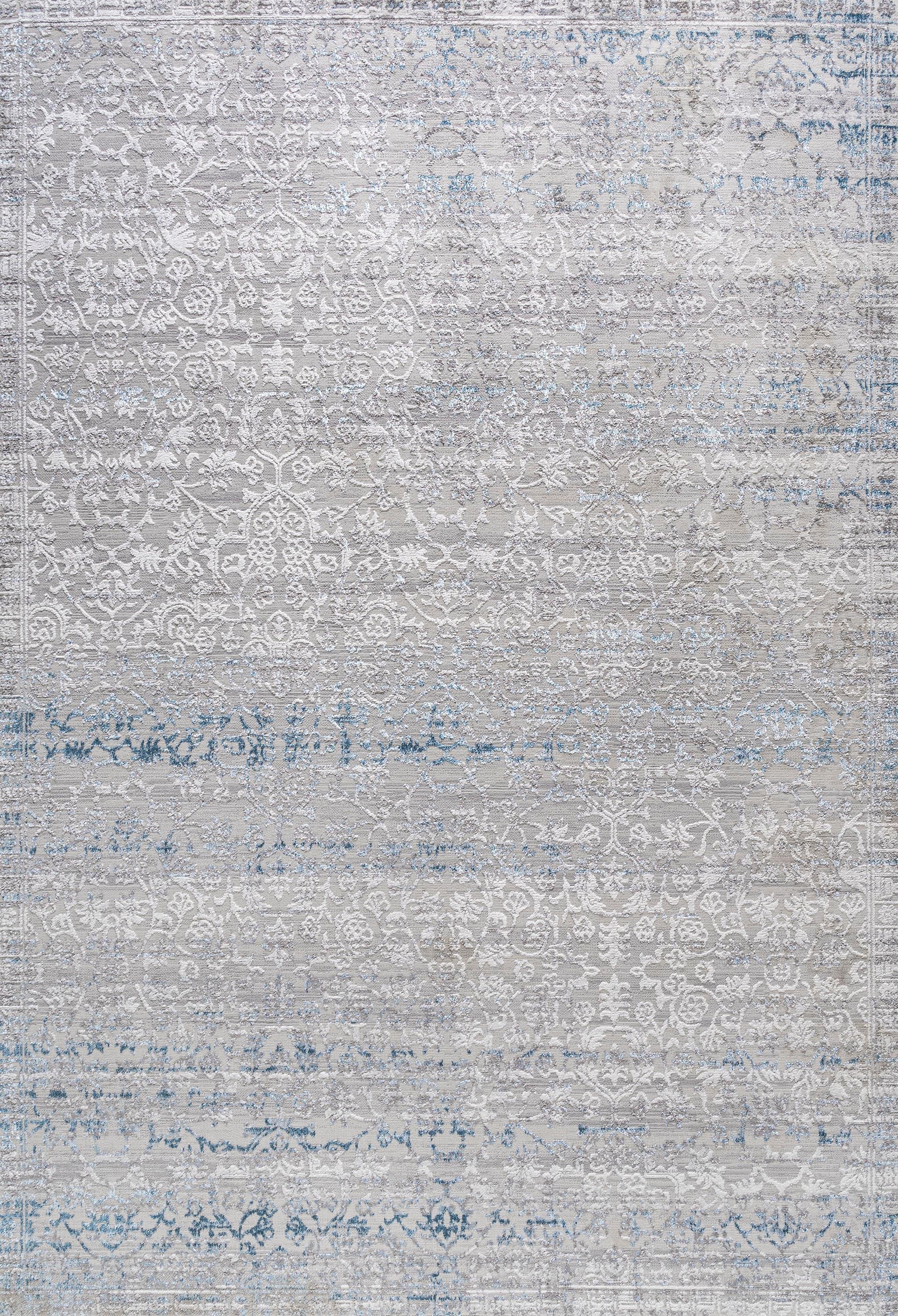 3'x5' Tidal Modern Strie' Area Rug, Gray/Blue - JONATHAN Y