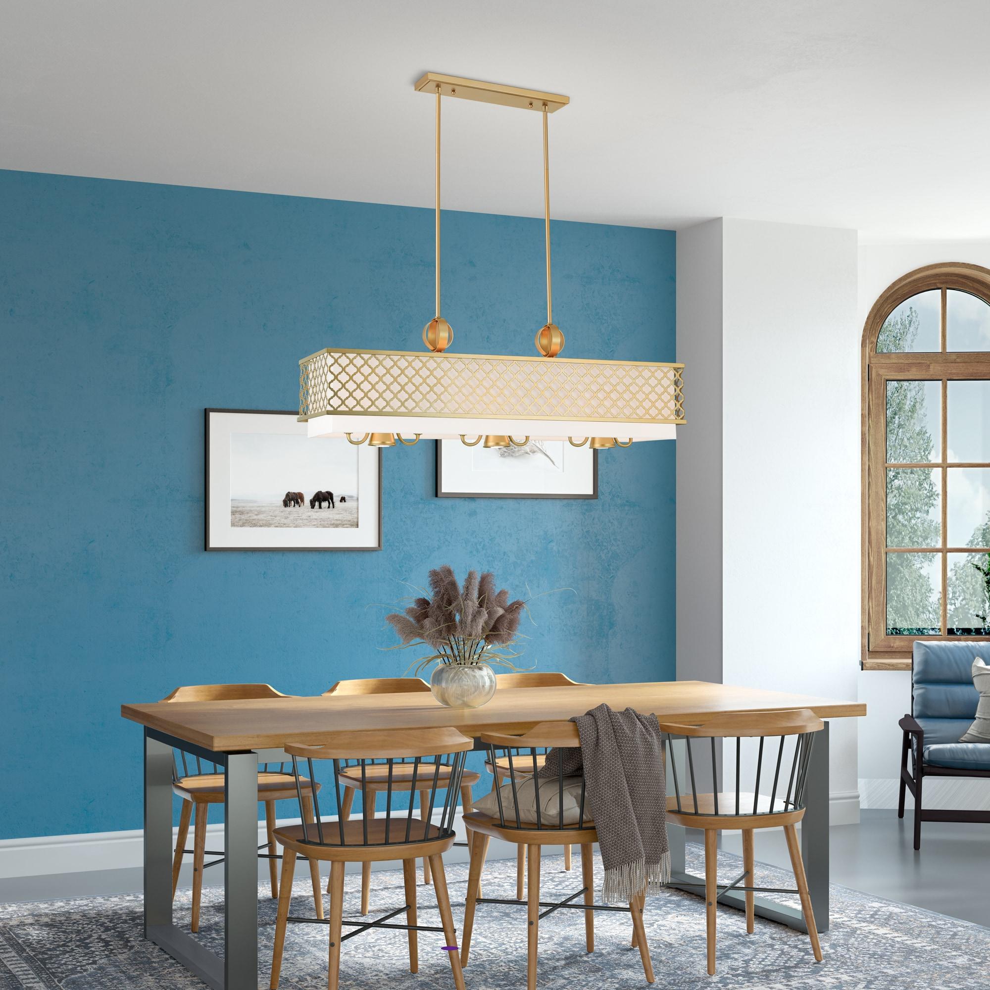 9 - Light Square / Rectangle Chandelier