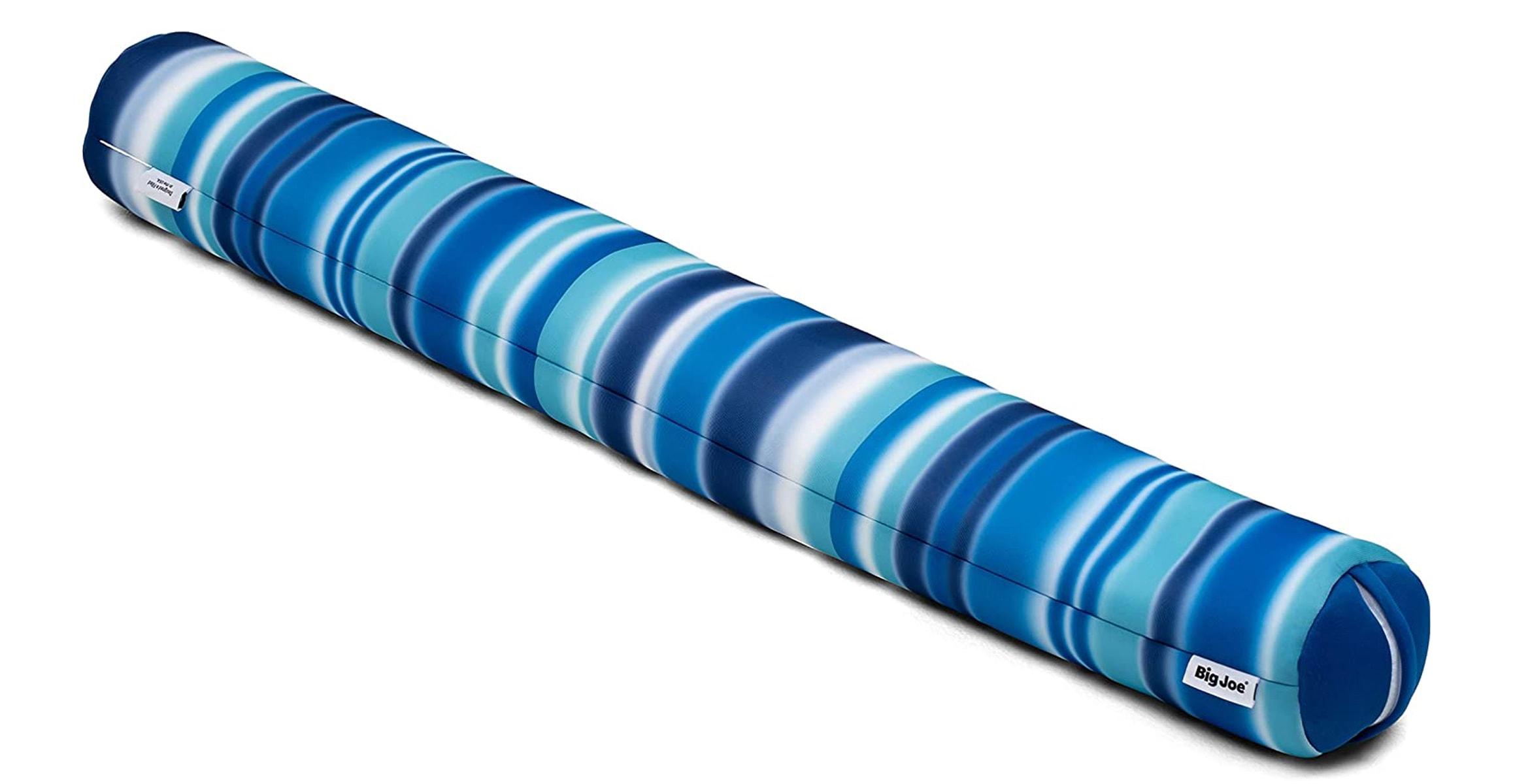 Blurred Blue Striped Mesh Fabric Pool Noodle