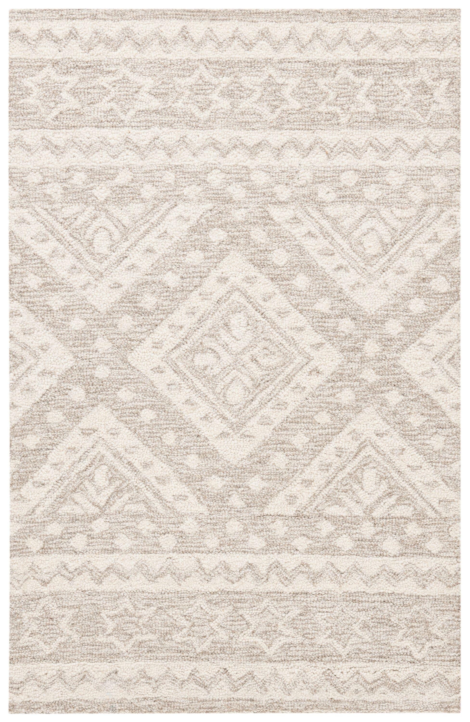 Micro-Loop MLP501 Hand Tufted Indoor Accent Rug - Beige/Ivory - 2'6"x4' - Safavieh