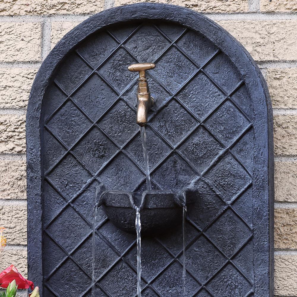 Millwood Pines Tristin Weather Resistant Wall Base Fountain