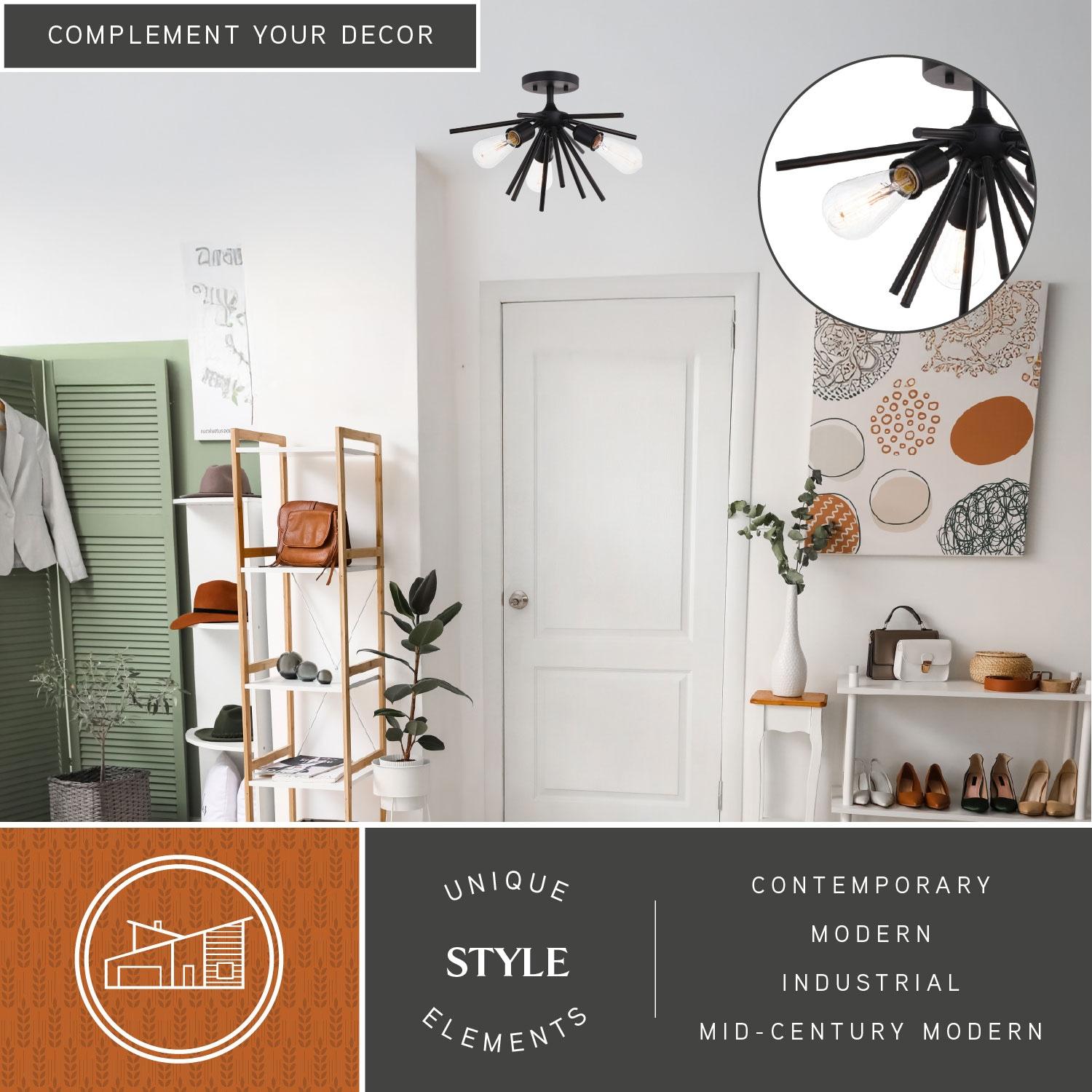 Eya Semi Flush Mount